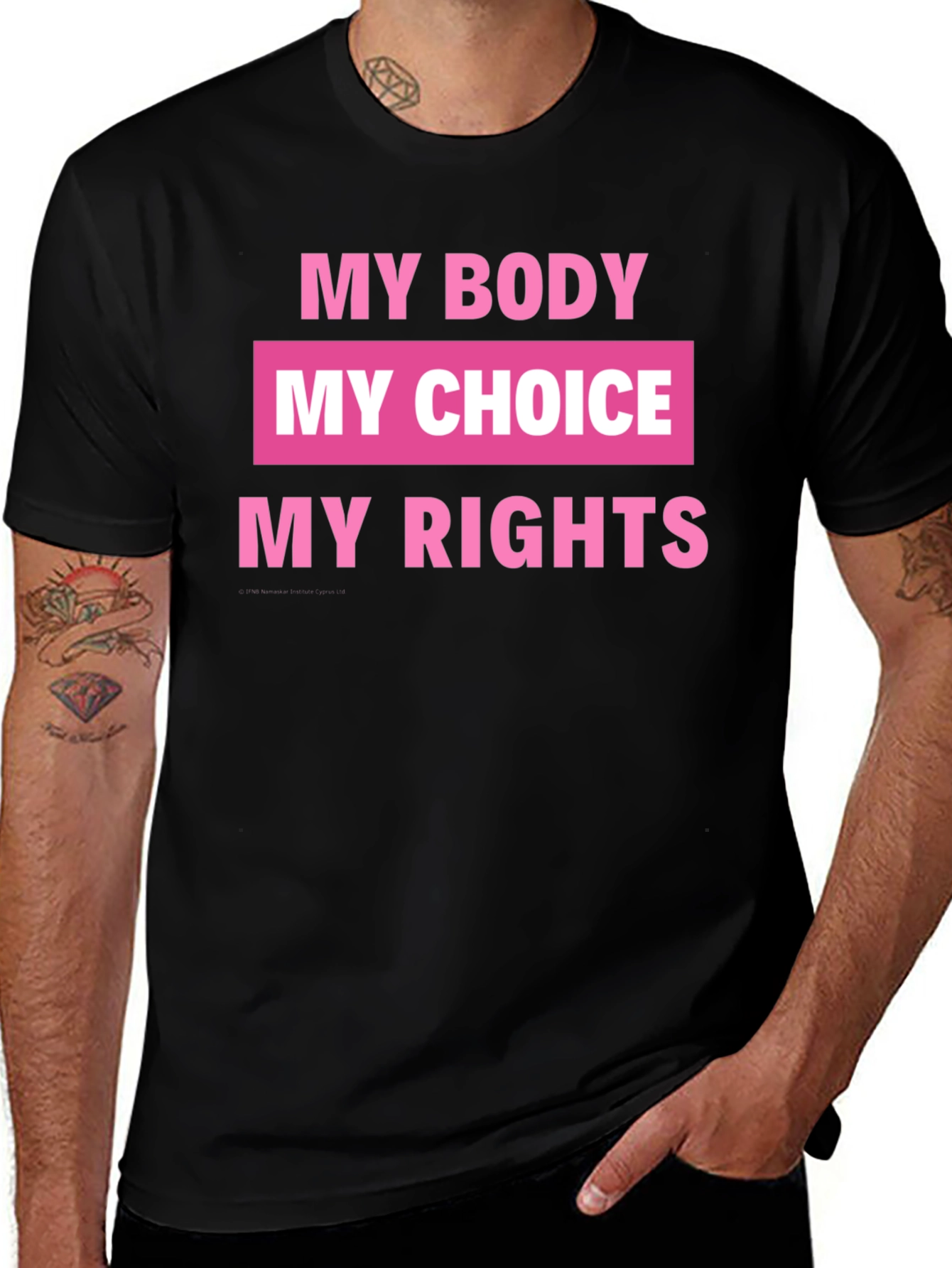 Variant 7 of My Body, My Choice, My Rights Graphic T-Shirt