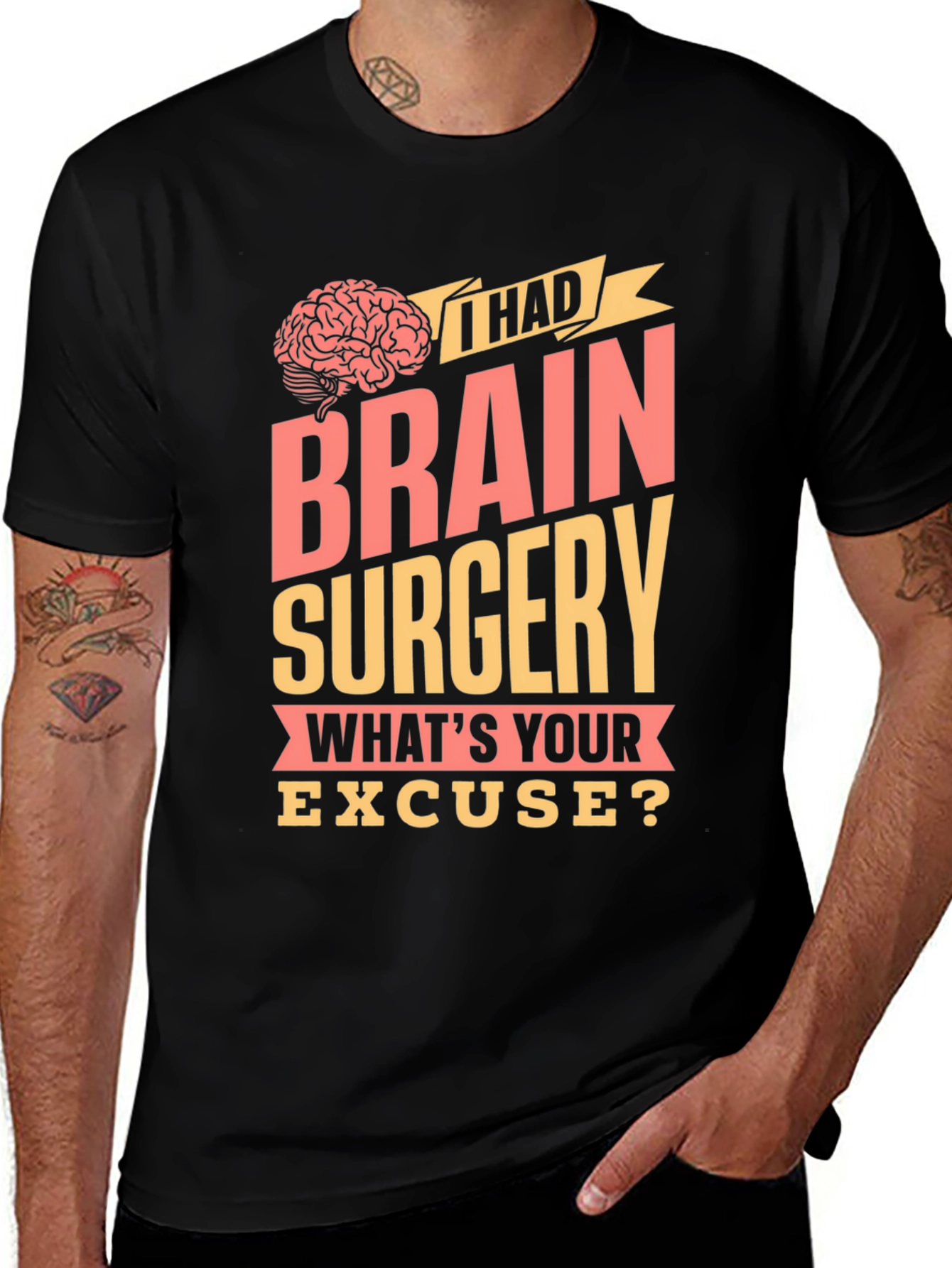 Variant 18 of Brain Surgery T-Shirt - Funny Excuse Tee