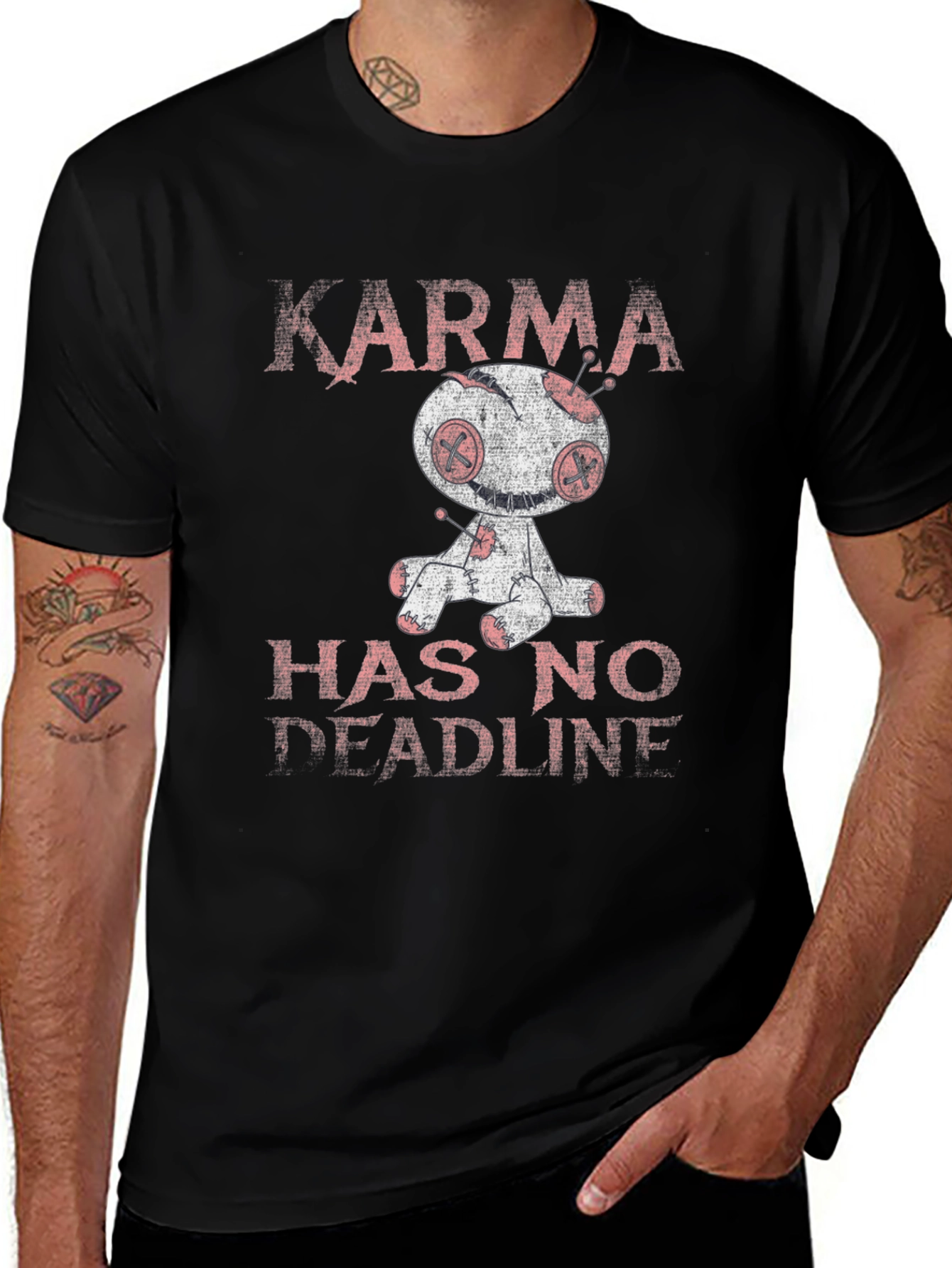 Variant 17 of Karma Has No Deadline Graphic T-Shirt