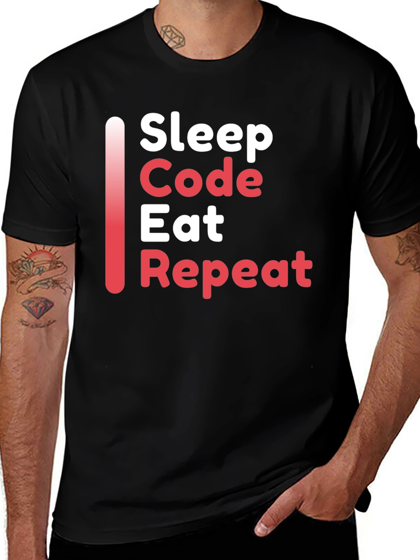 Variant 25 of Sleep Code Eat Repeat T-Shirt - Programmer Gift
