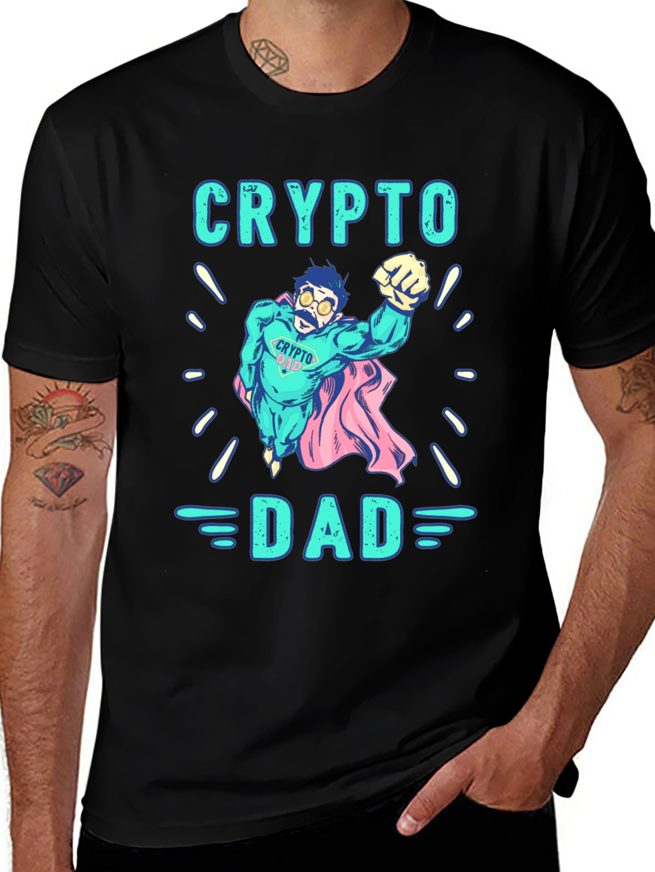 Camiseta Crypto Dad - Diseño Divertido