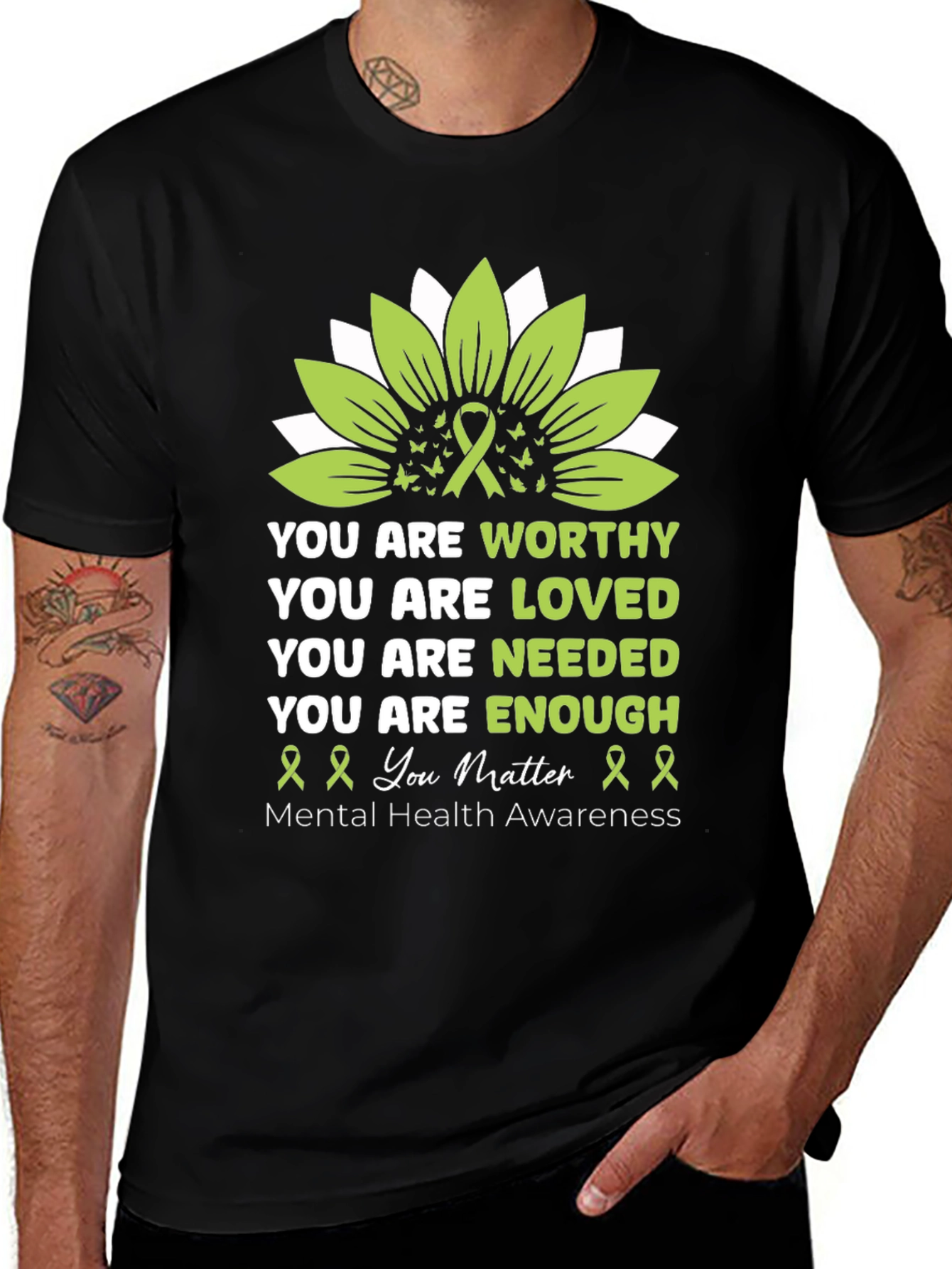 Variant 14 of Mental Health Awareness Graphic T-Shirt