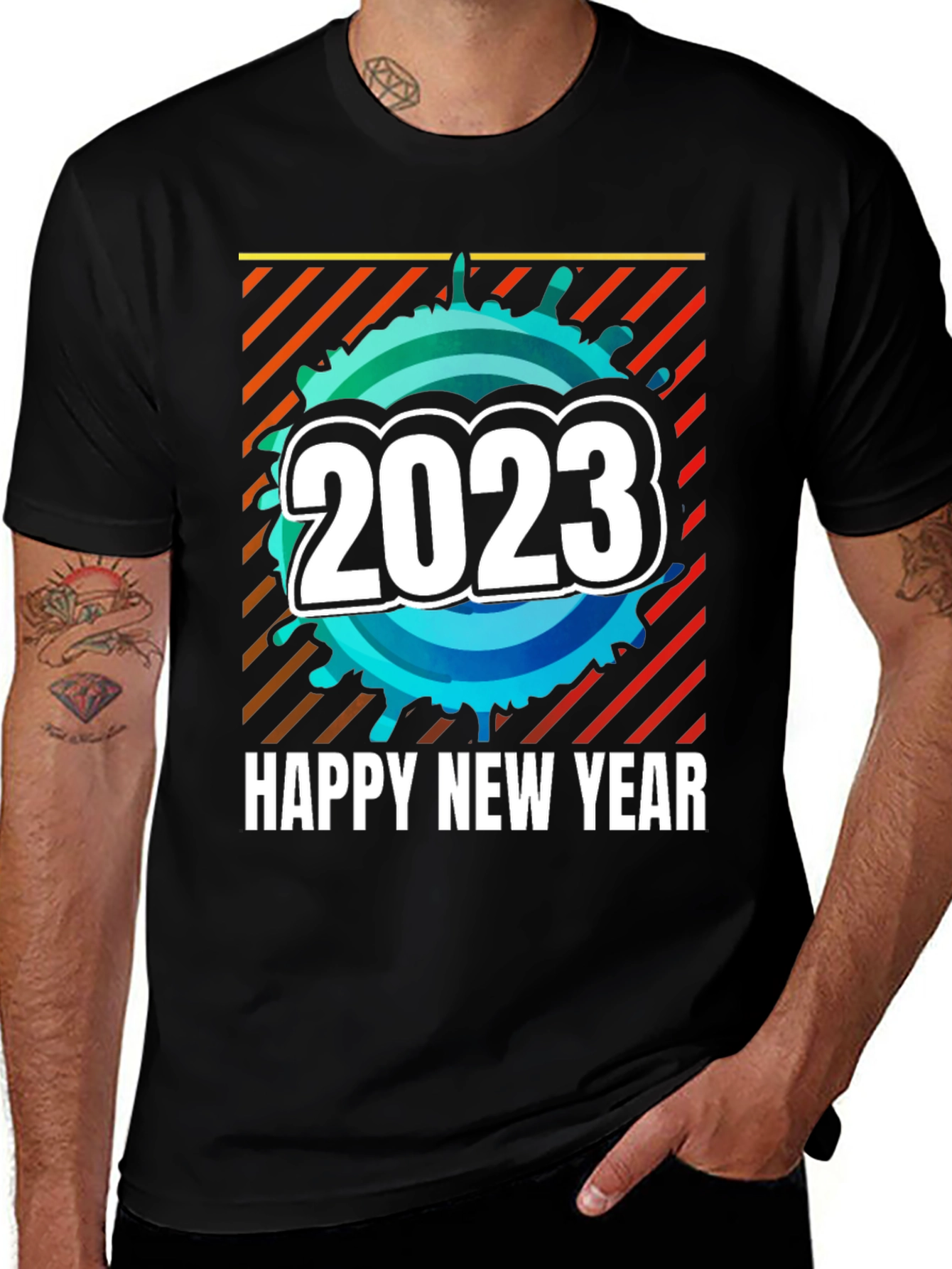 Variant 9 of Happy New Year 2023 Graphic Tee