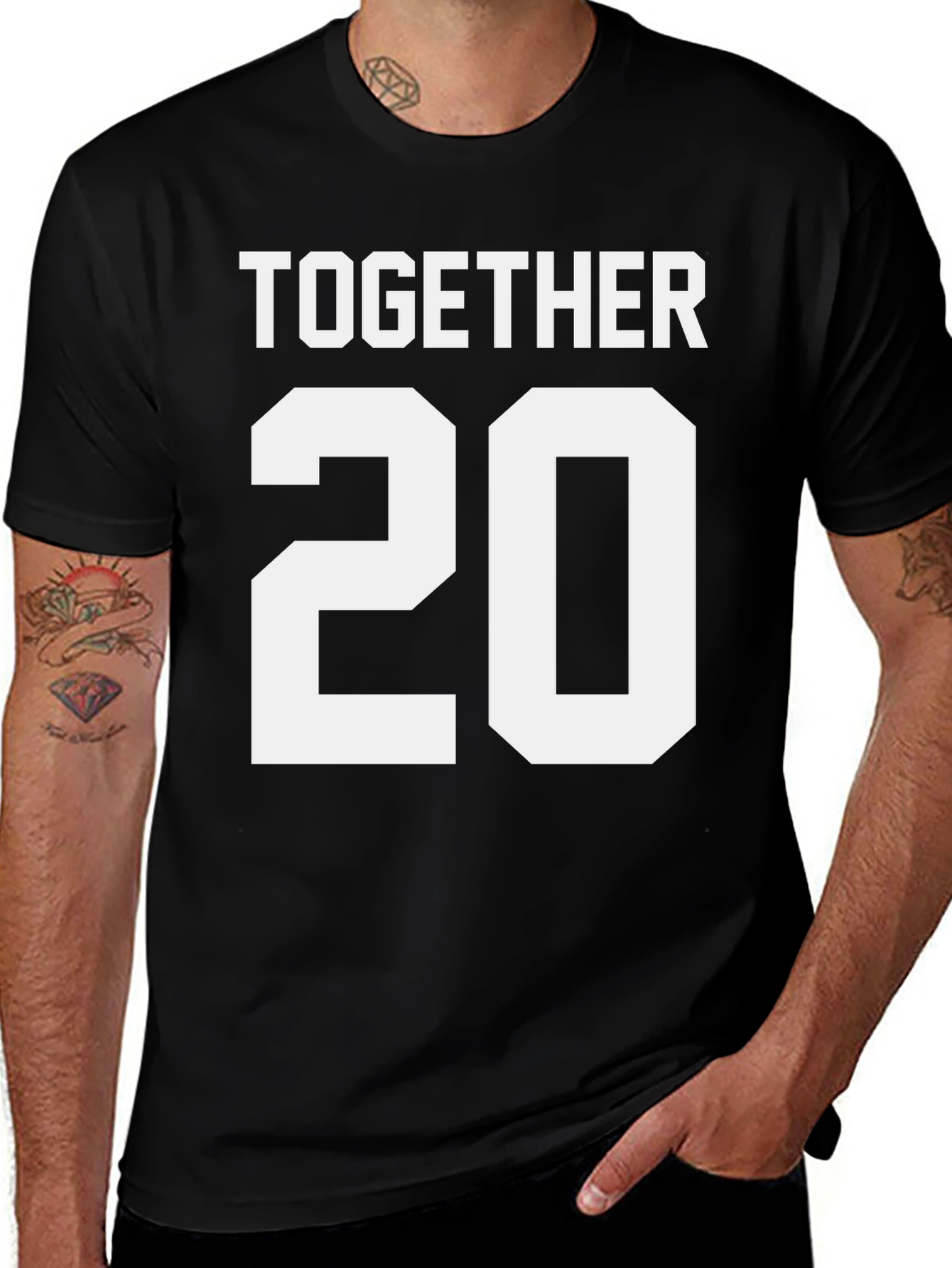 Variant 12 of Together 20 T-Shirt - Couple Anniversary Tee
