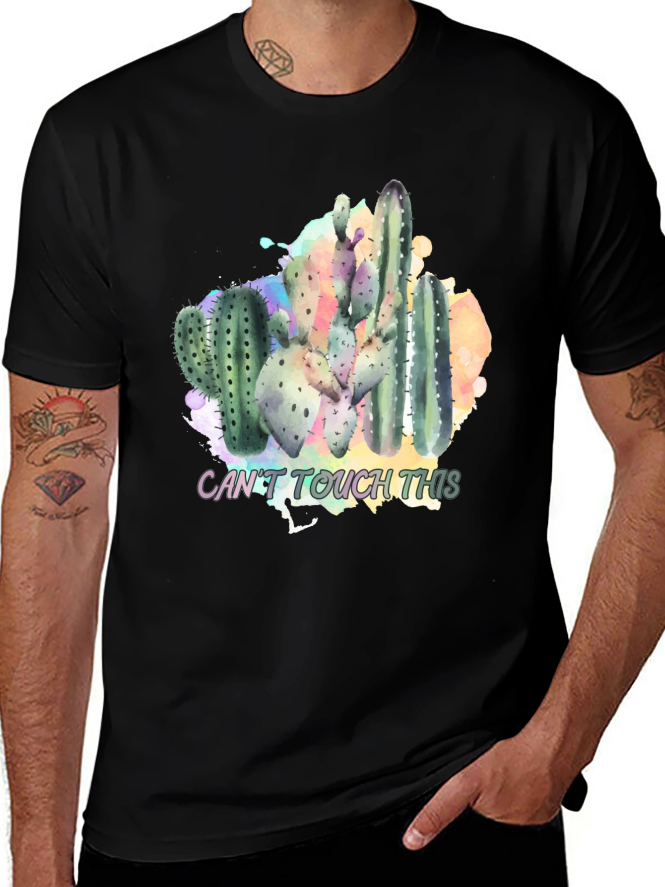 Variant 8 of Cactus Crew T-Shirt - "Can't Touch This" Humor Tee