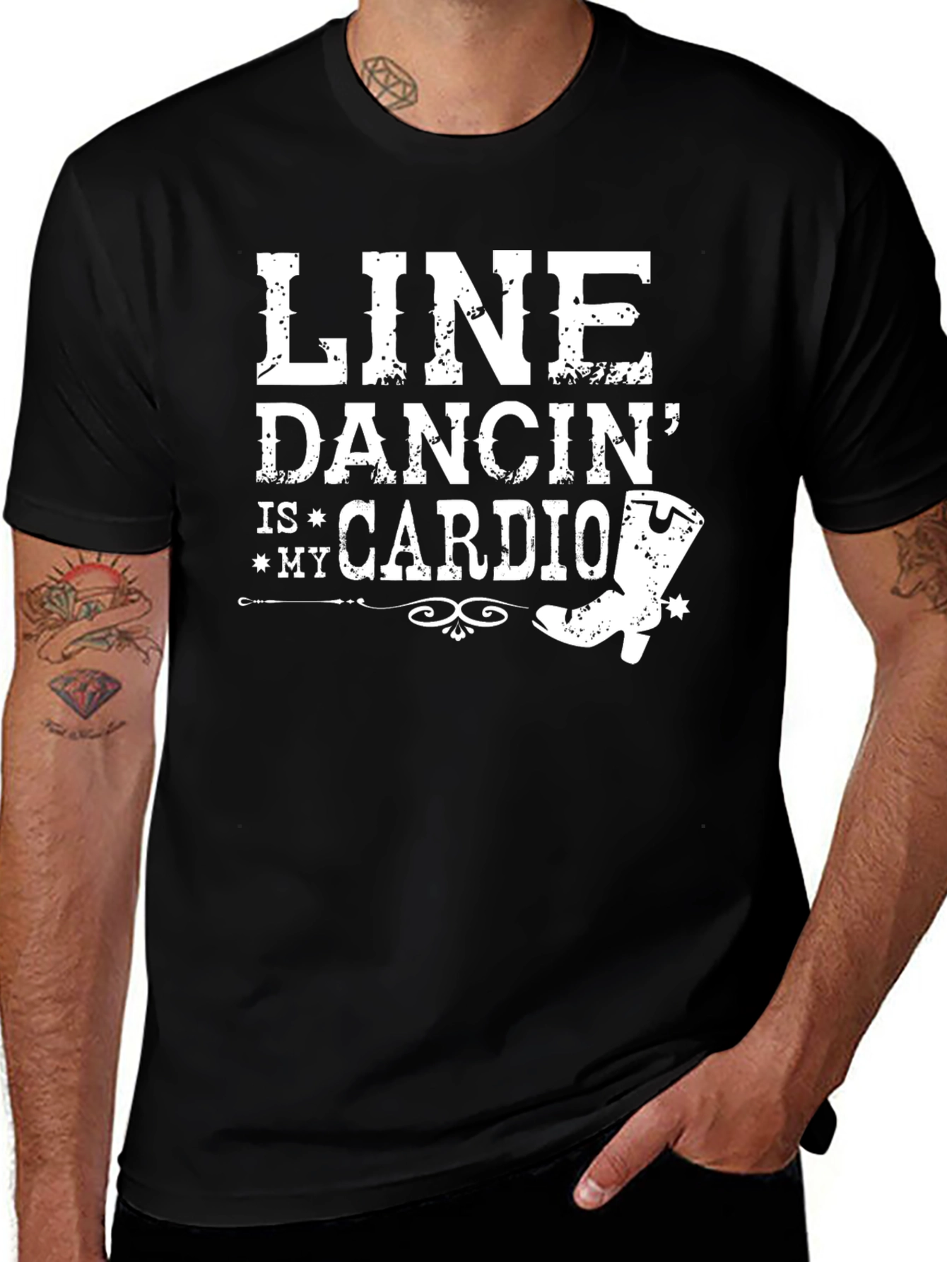 Variant 24 of Line Dancing is My Cardio T-Shirt