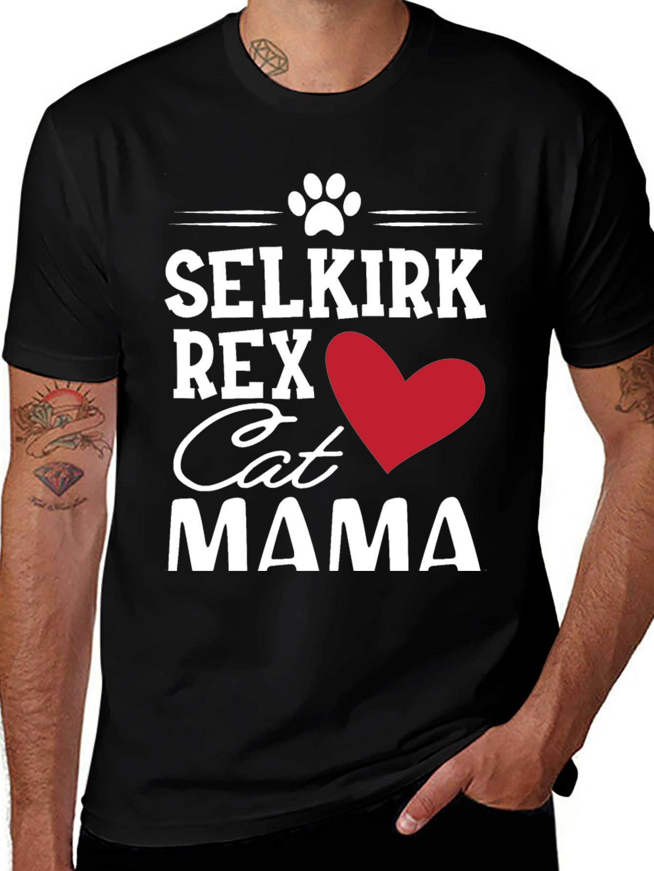 Selkirk Rex Cat Mama T-Shirt