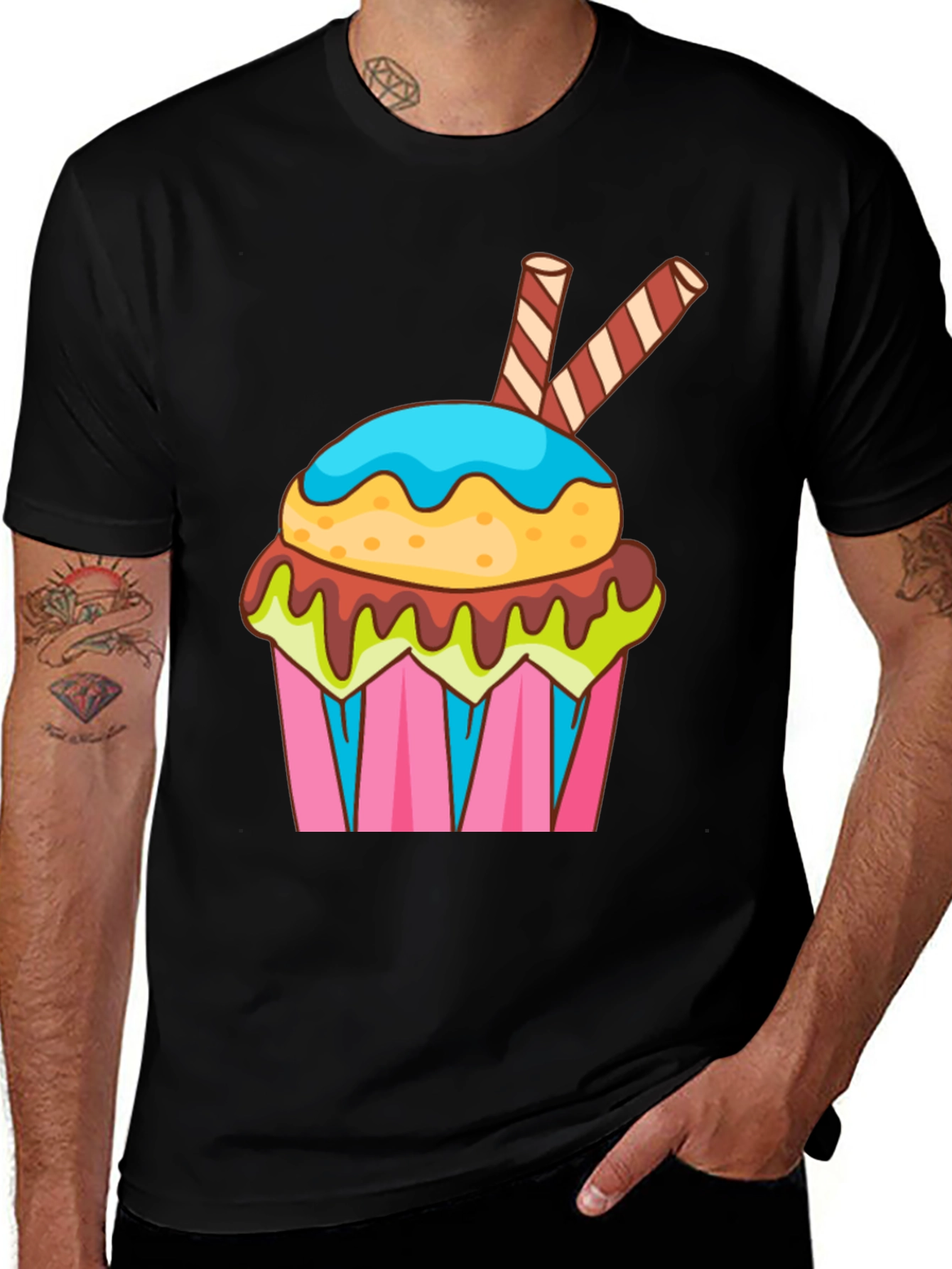 Variant 17 of Sweet Treat T-Shirt - Cupcake Graphic Tee