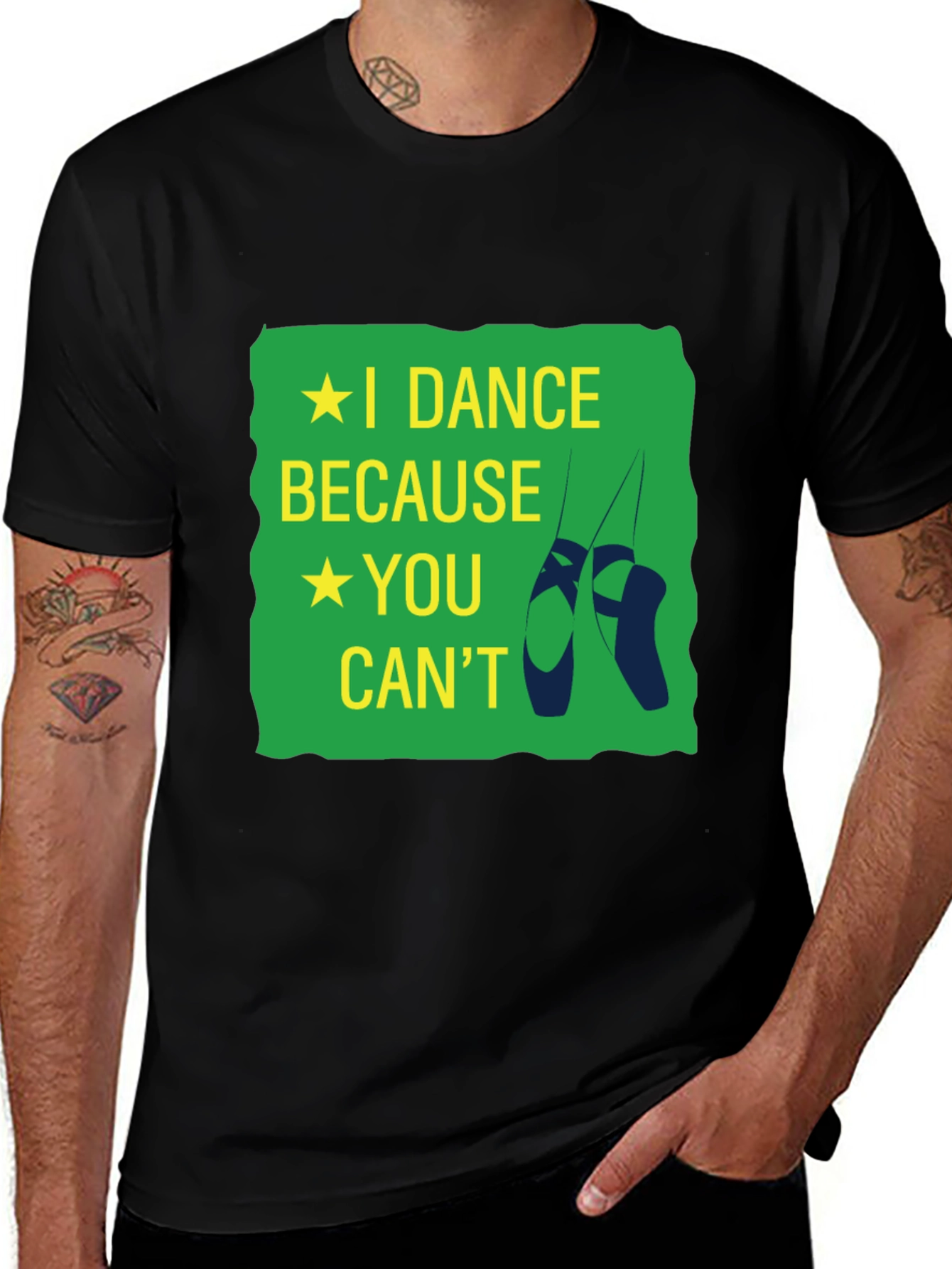 Variant 23 of I Dance Because You Can't T-Shirt