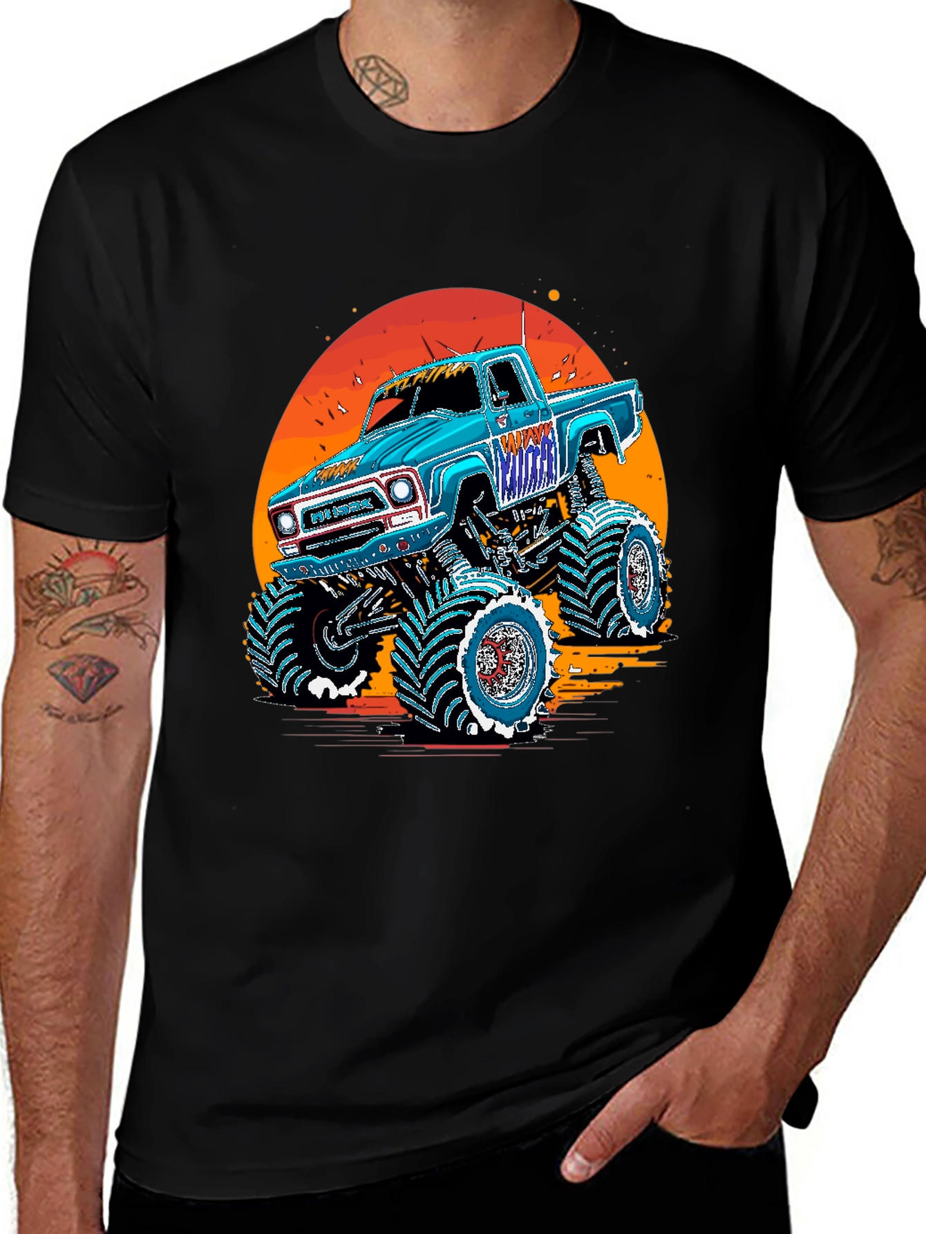 Variant 8 of Monster Truck Graphic Tee