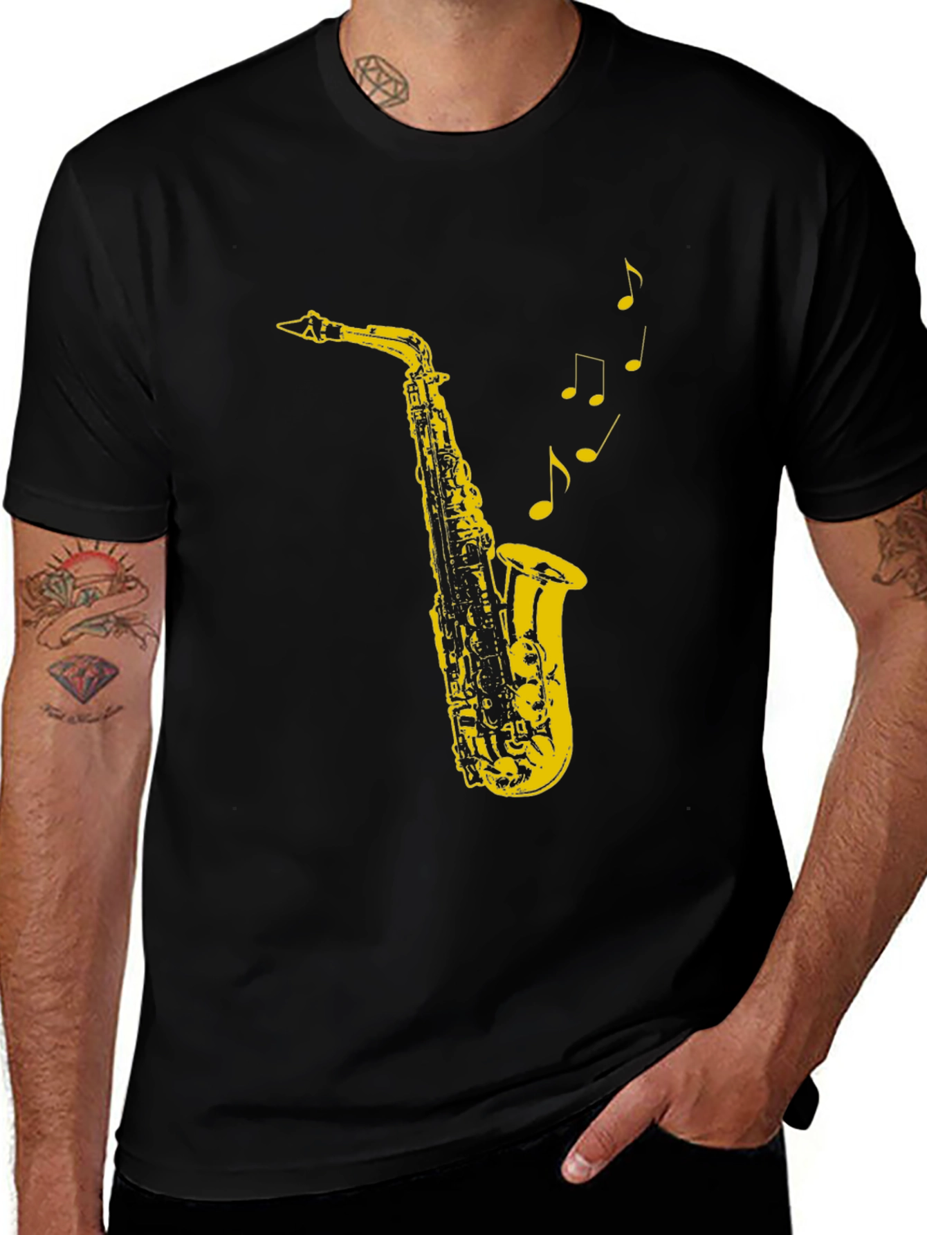 Variant 23 of Cool Saxophone Music T-Shirt