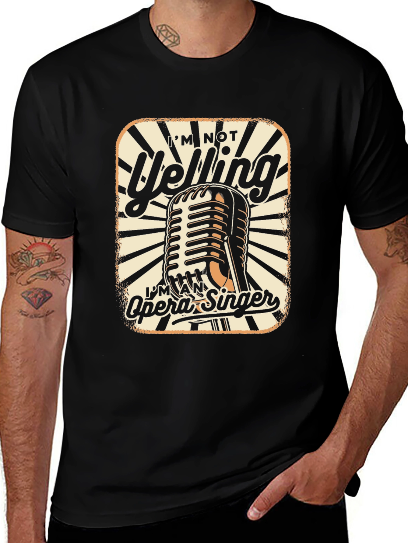 Variant 8 of Opera Singer T-Shirt - I'm Not Yelling Funny Tee