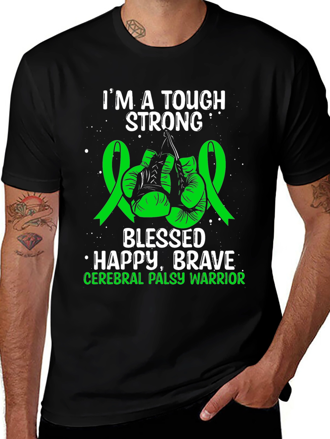 Cerebral Palsy Warrior T-Shirt: Tough & Strong
