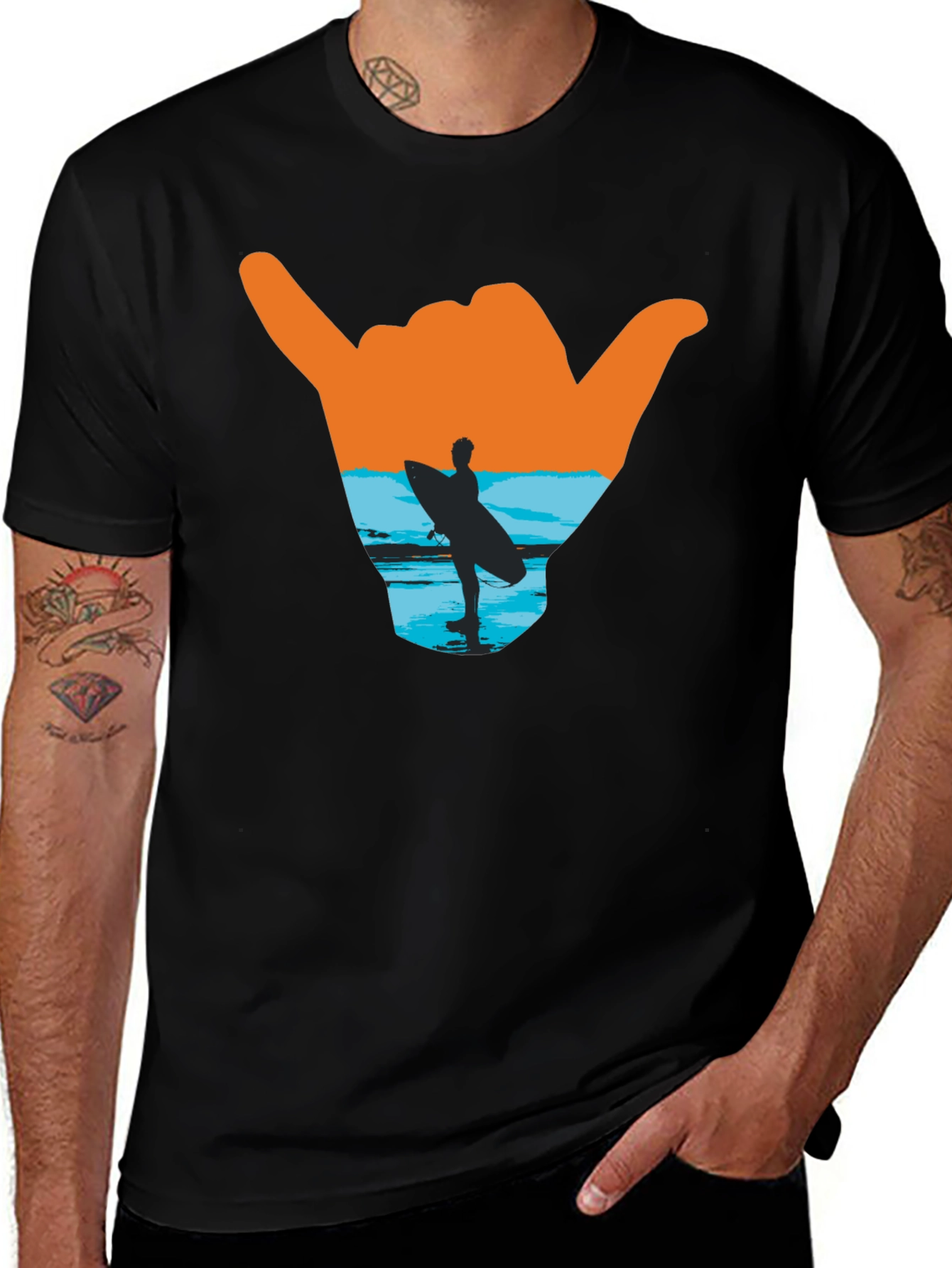 Variant 21 of Surf Shaka Graphic Tee - Beach Ready