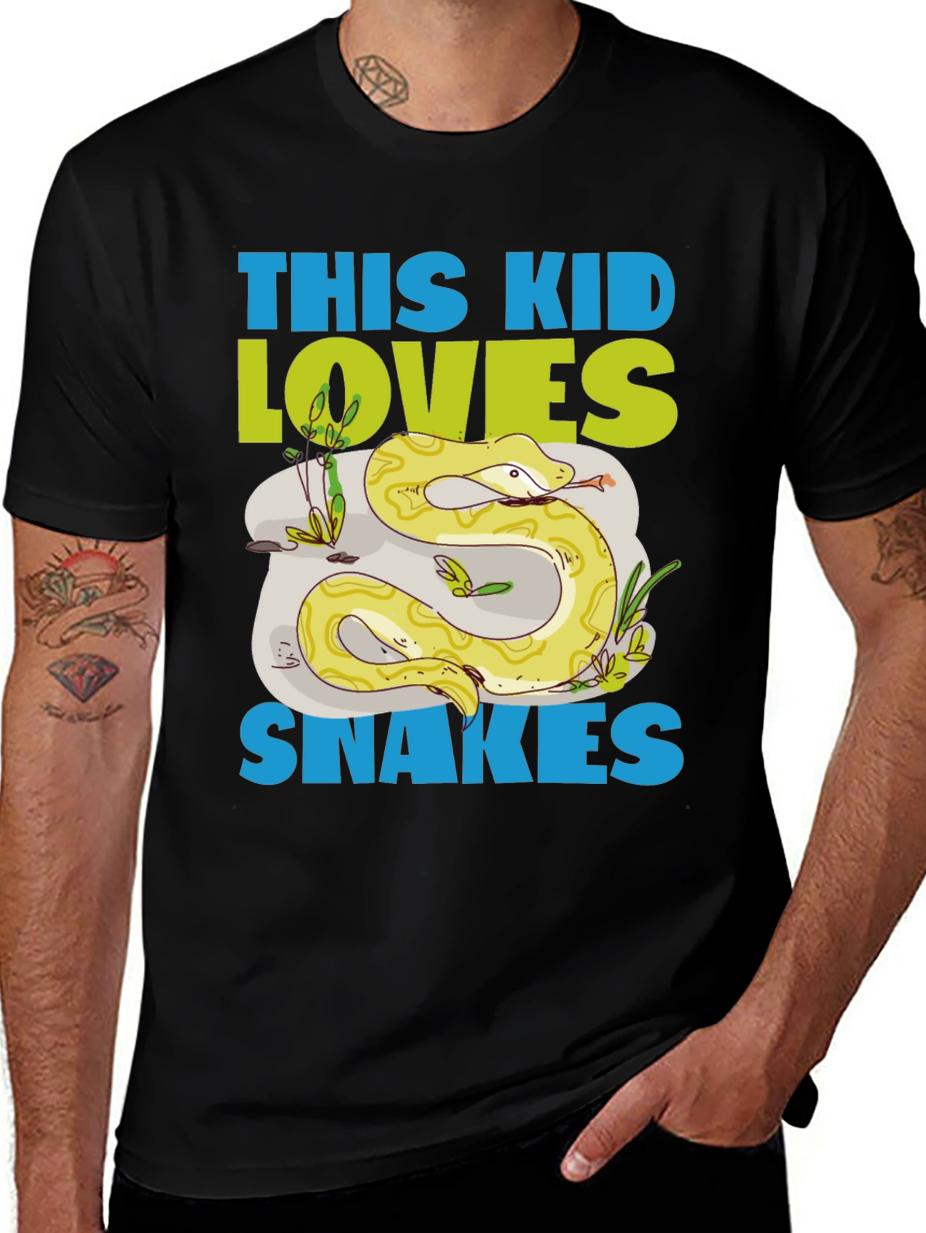 Variant 17 of This Kid Loves Snakes T-Shirt