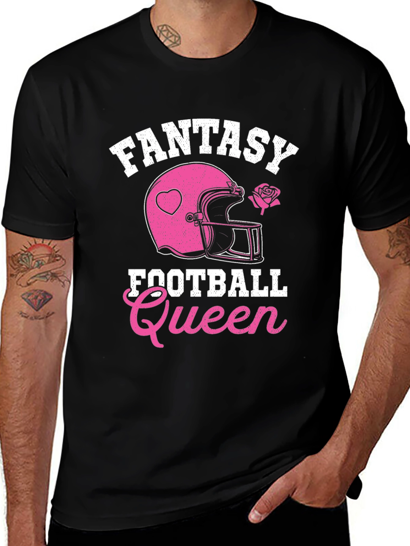 Variant 17 of Fantasy Football Queen Graphic Tee