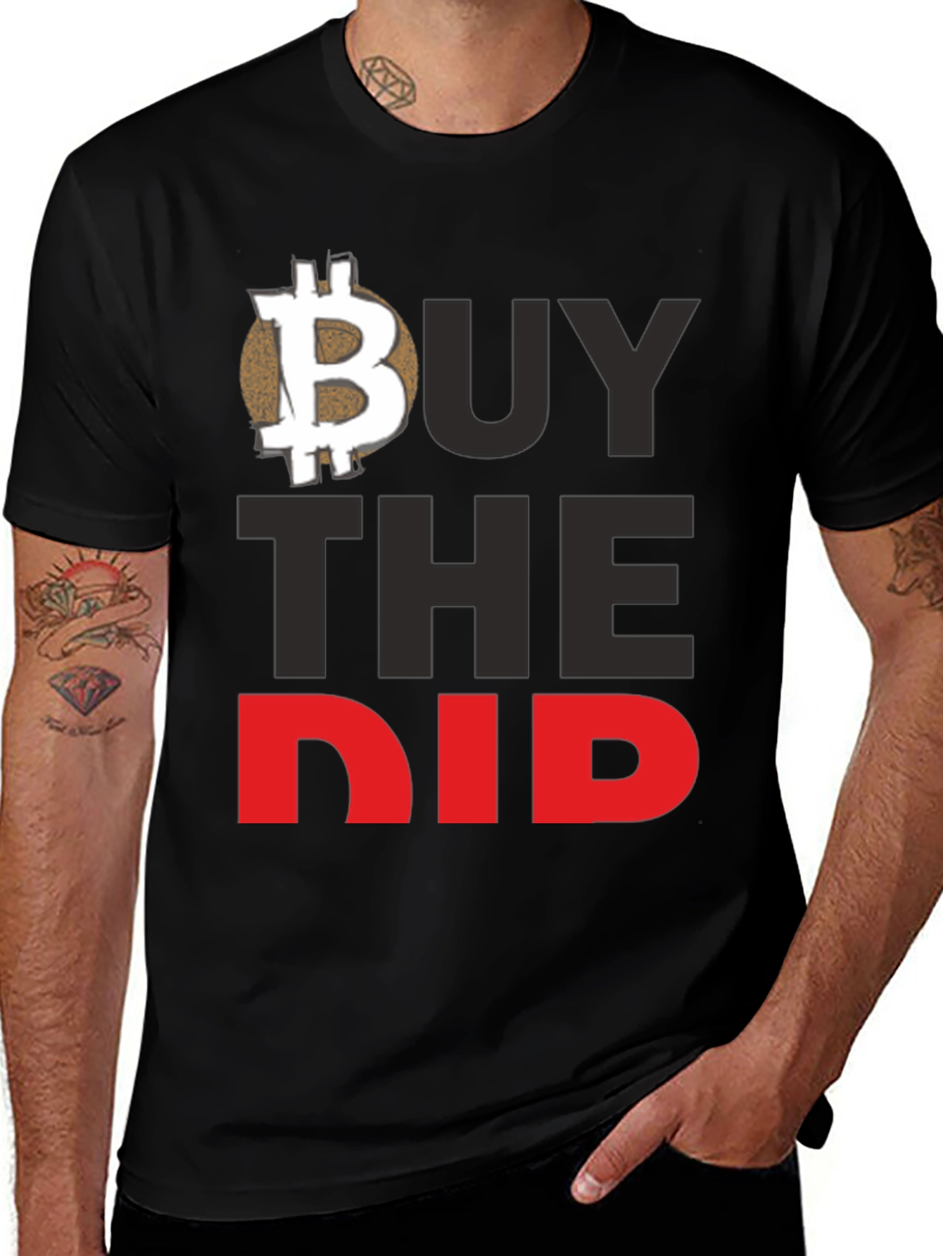 Buy the Dip Bitcoin Crypto T-Shirt