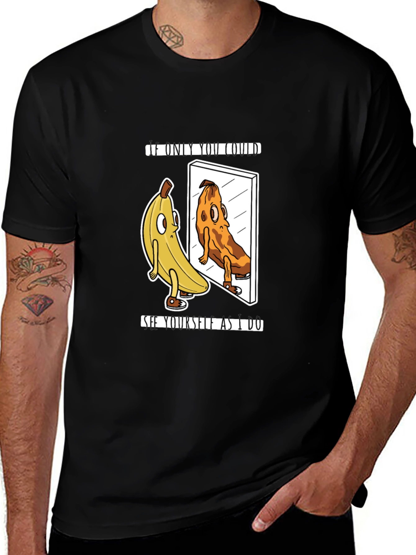 Variant 26 of Funny Banana T-Shirt - See Yourself As I Do Tee