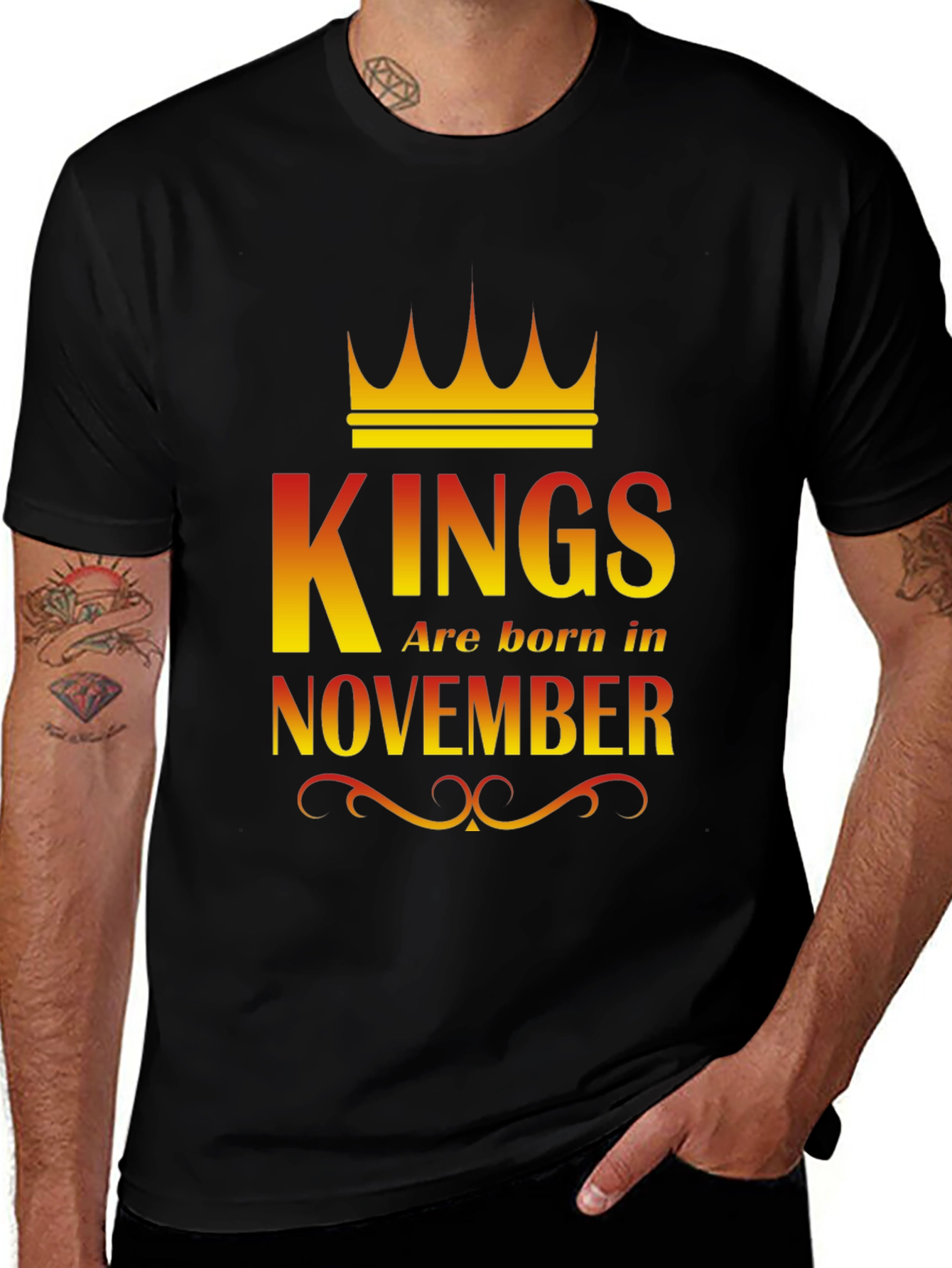 Kings Are Born In November T-Shirt