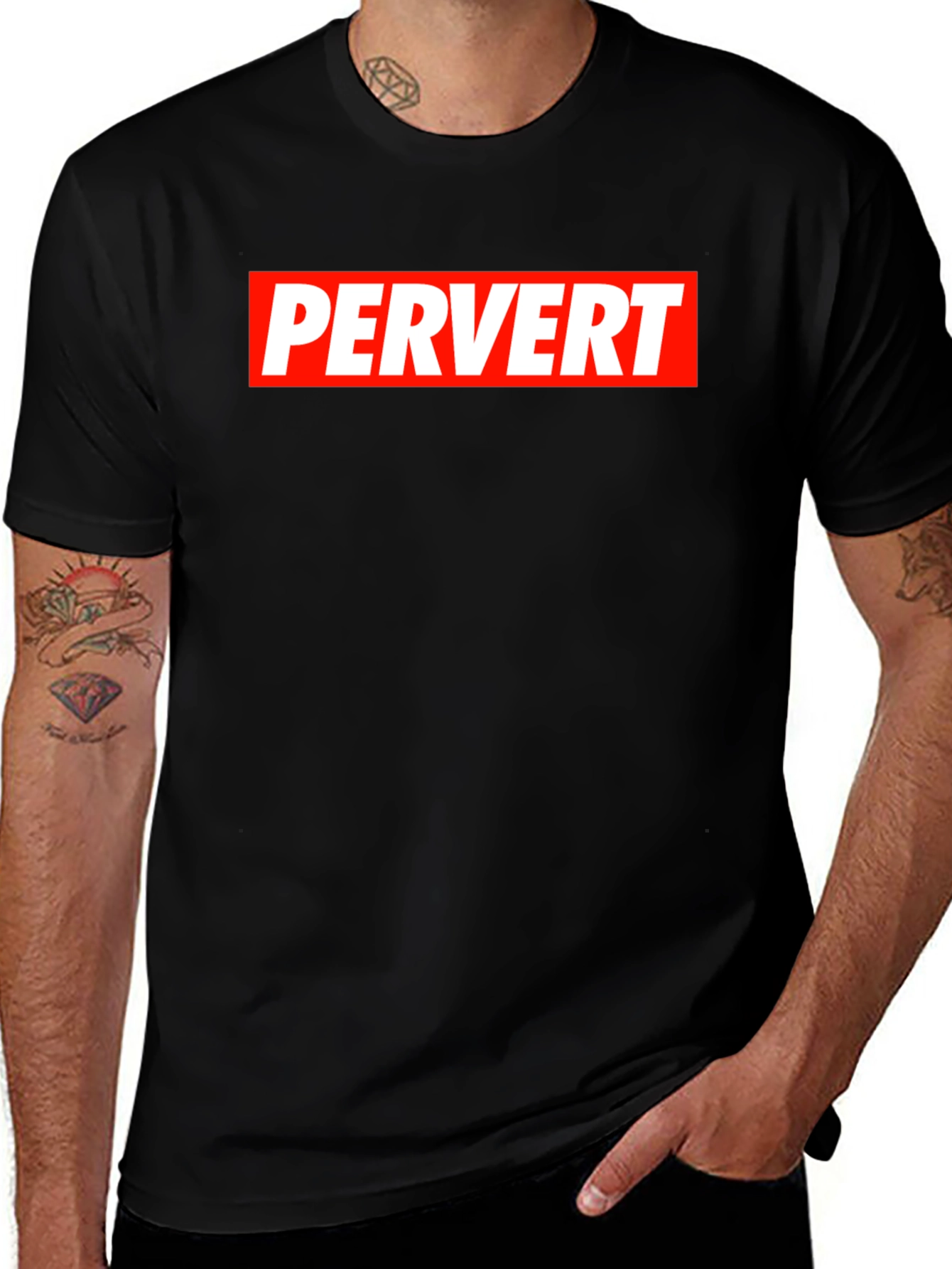 Variant 27 of Pervert Graphic T-Shirt - Bold Statement Tee