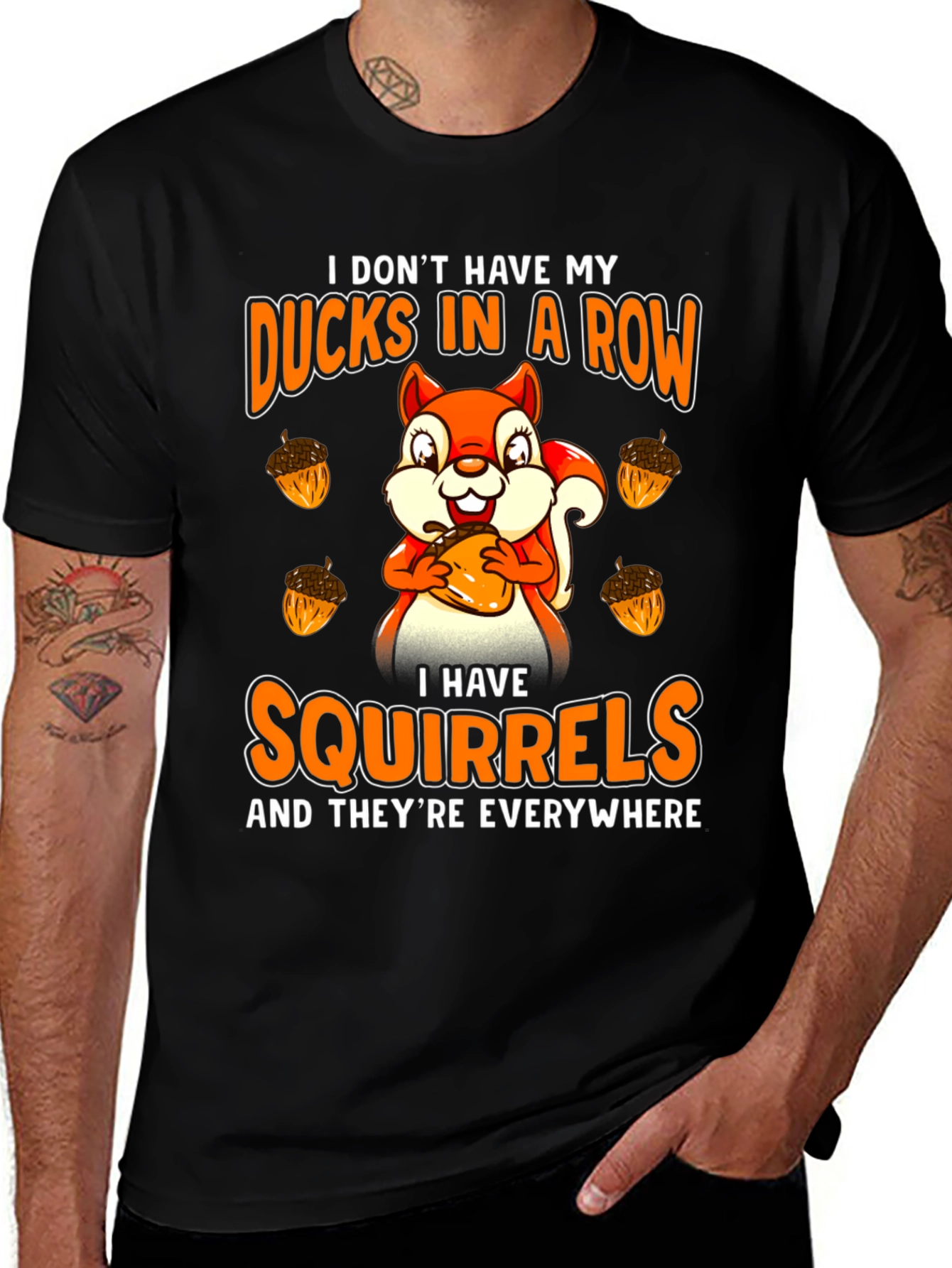 Variant 27 of Squirrels Everywhere Graphic Tee