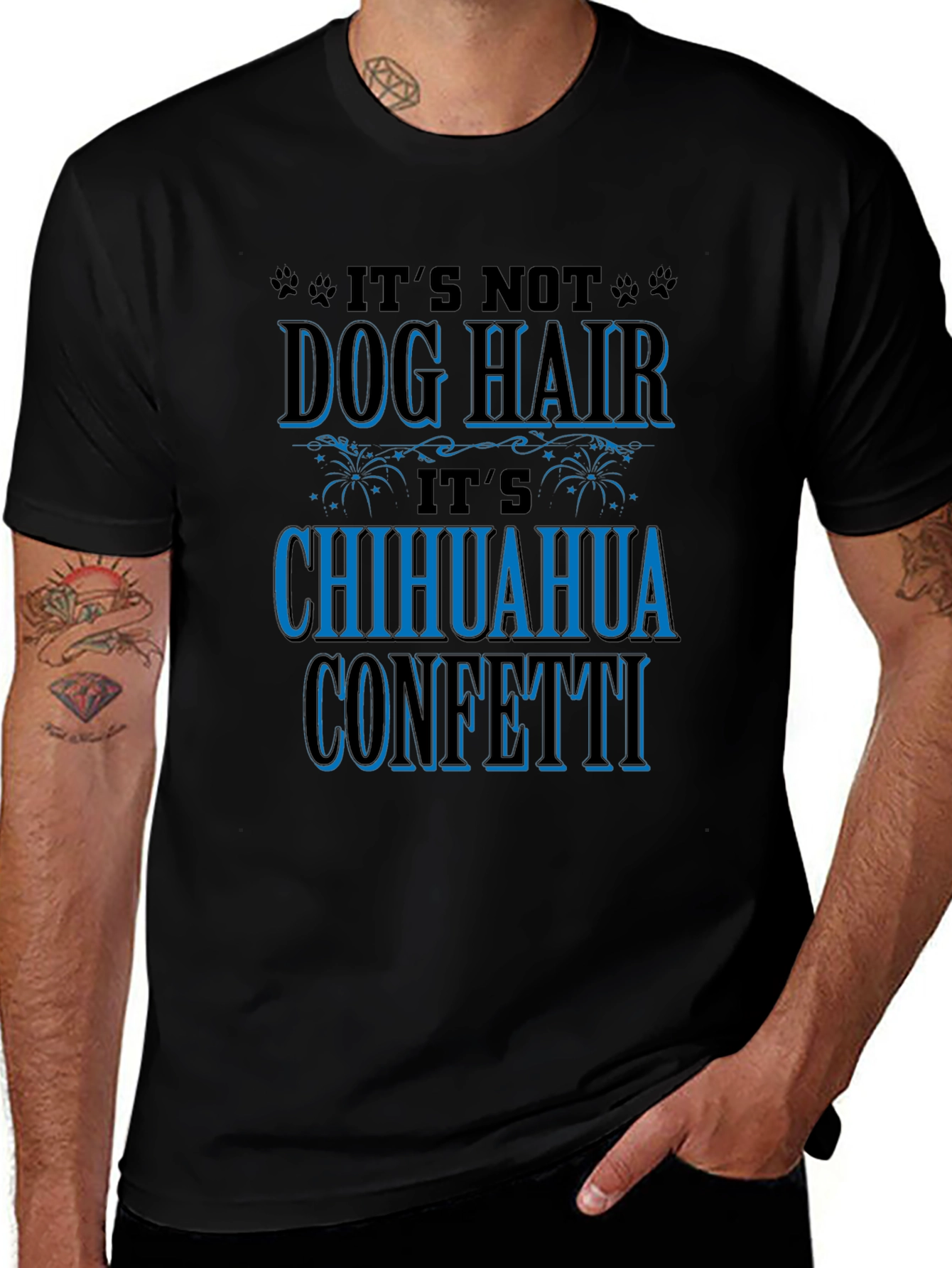Chihuahua Confetti T-Shirt, Dog Lover Tee