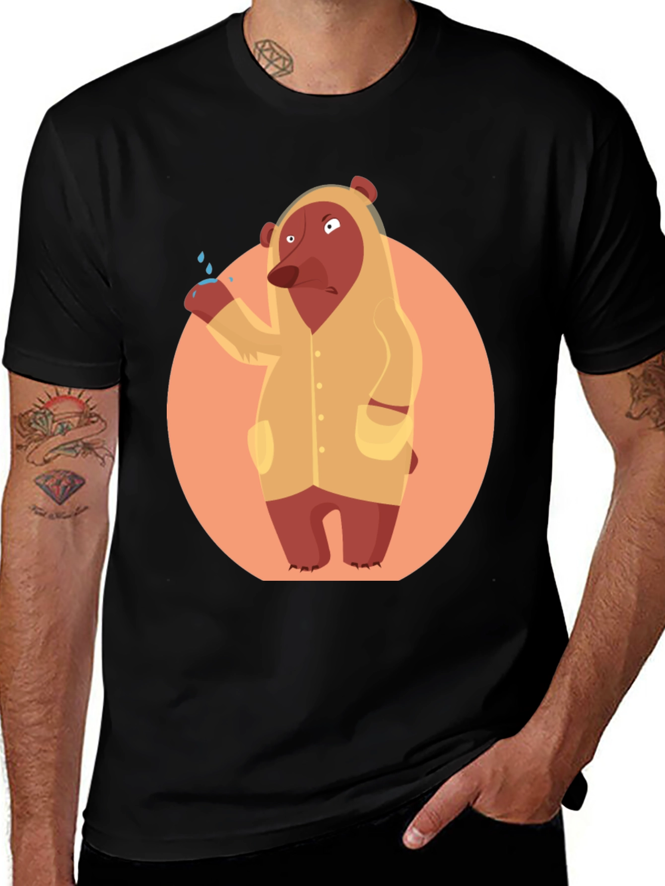 Variant 17 of Cartoon Bear T-Shirt