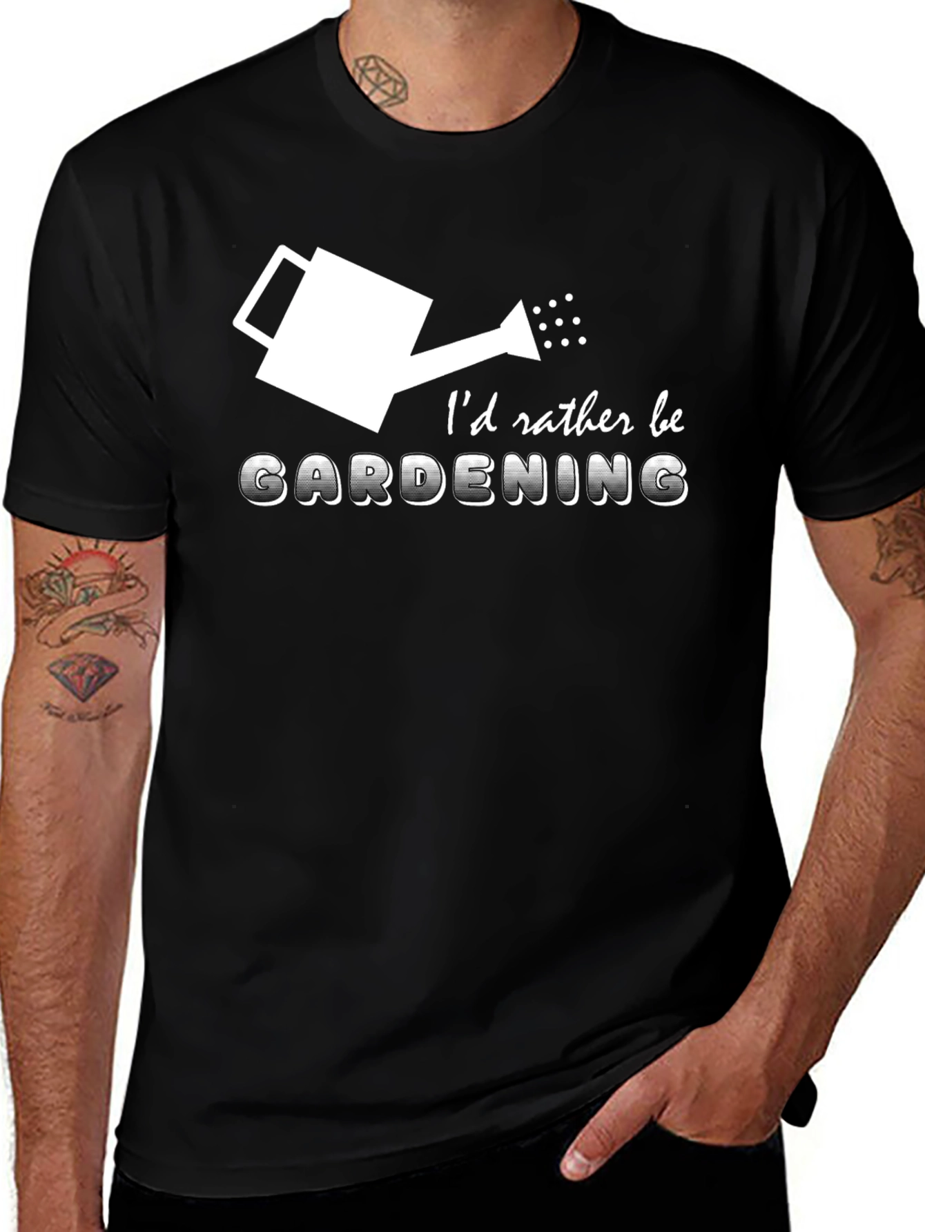 Variant 10 of Gardening T-Shirt: I'd Rather Be Gardening