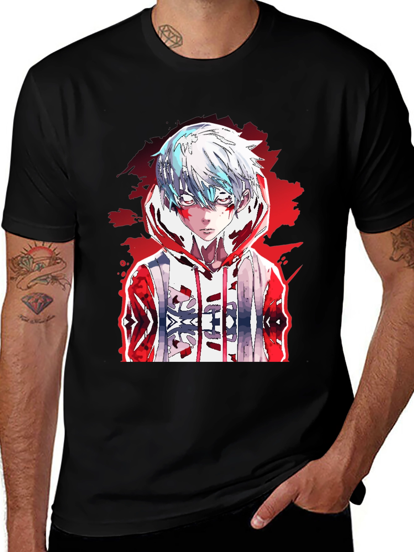 Variant 28 of Anime Style Graphic Tee - Unique Design