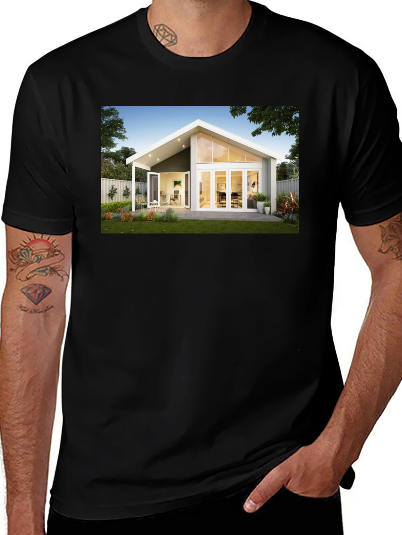 Variant 13 of Modern Home Graphic Tee