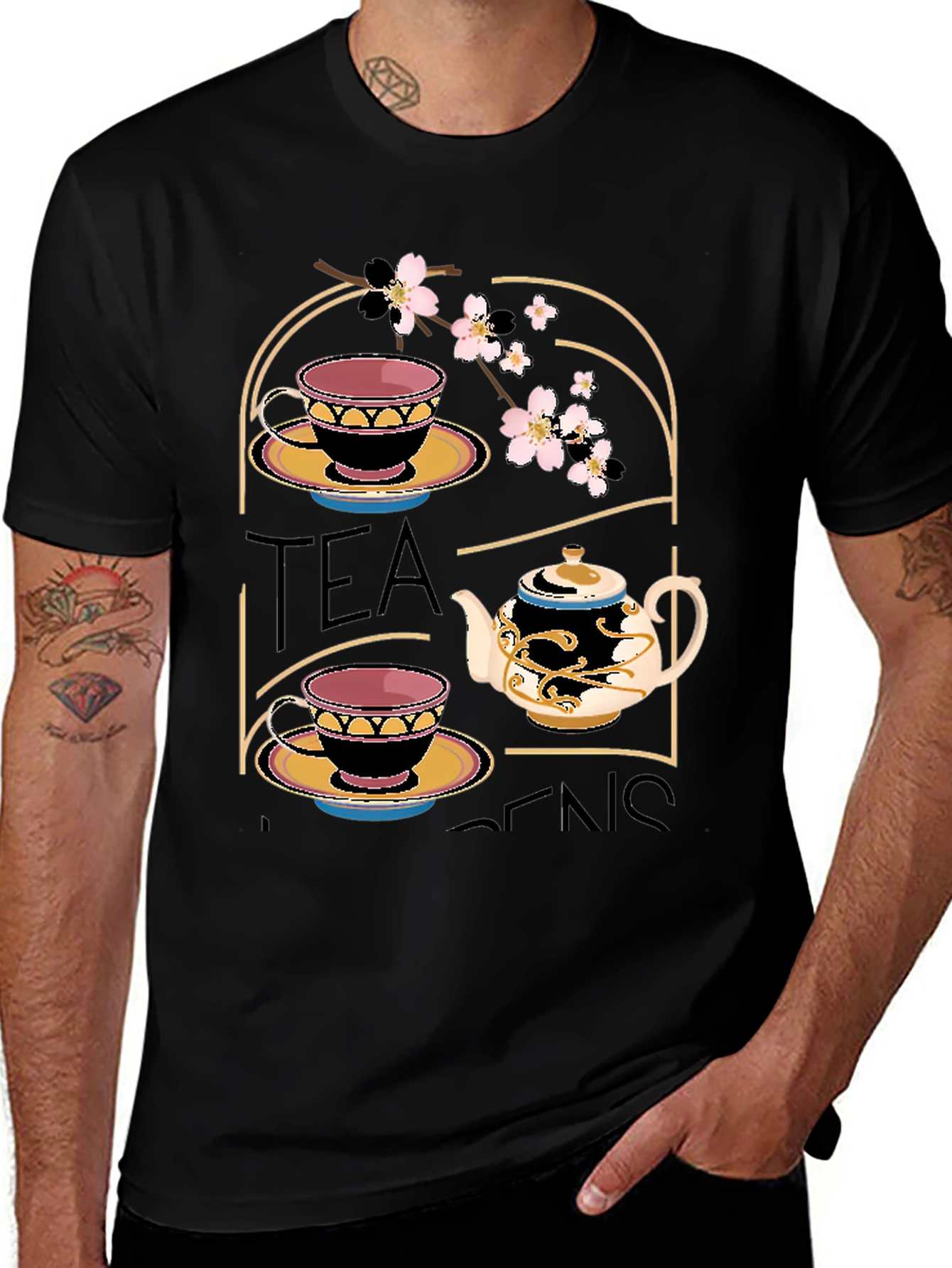 Variant 27 of Tea Happens Graphic Tee