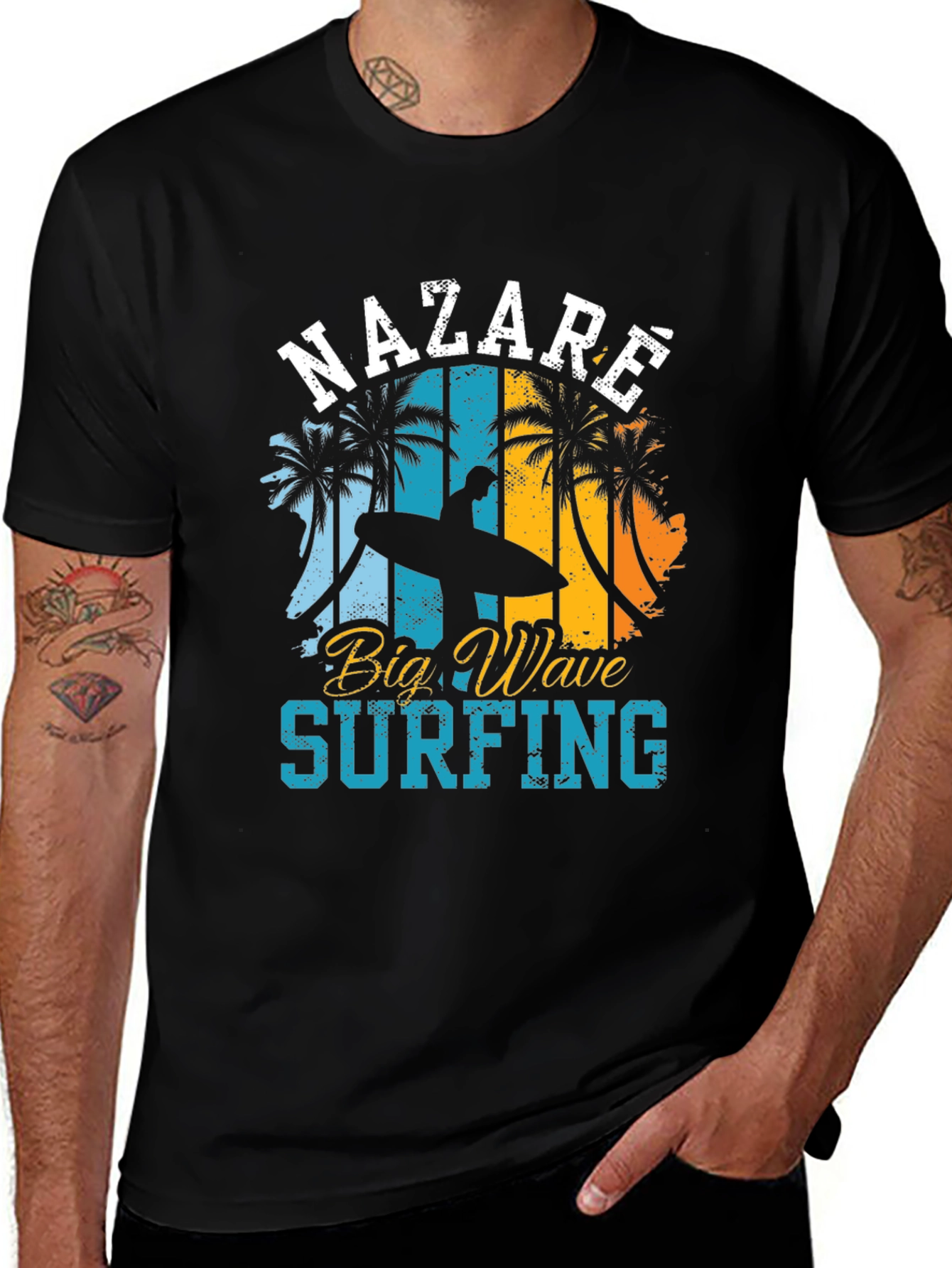 Variant 30 of Nazare Big Wave Surfing Tee