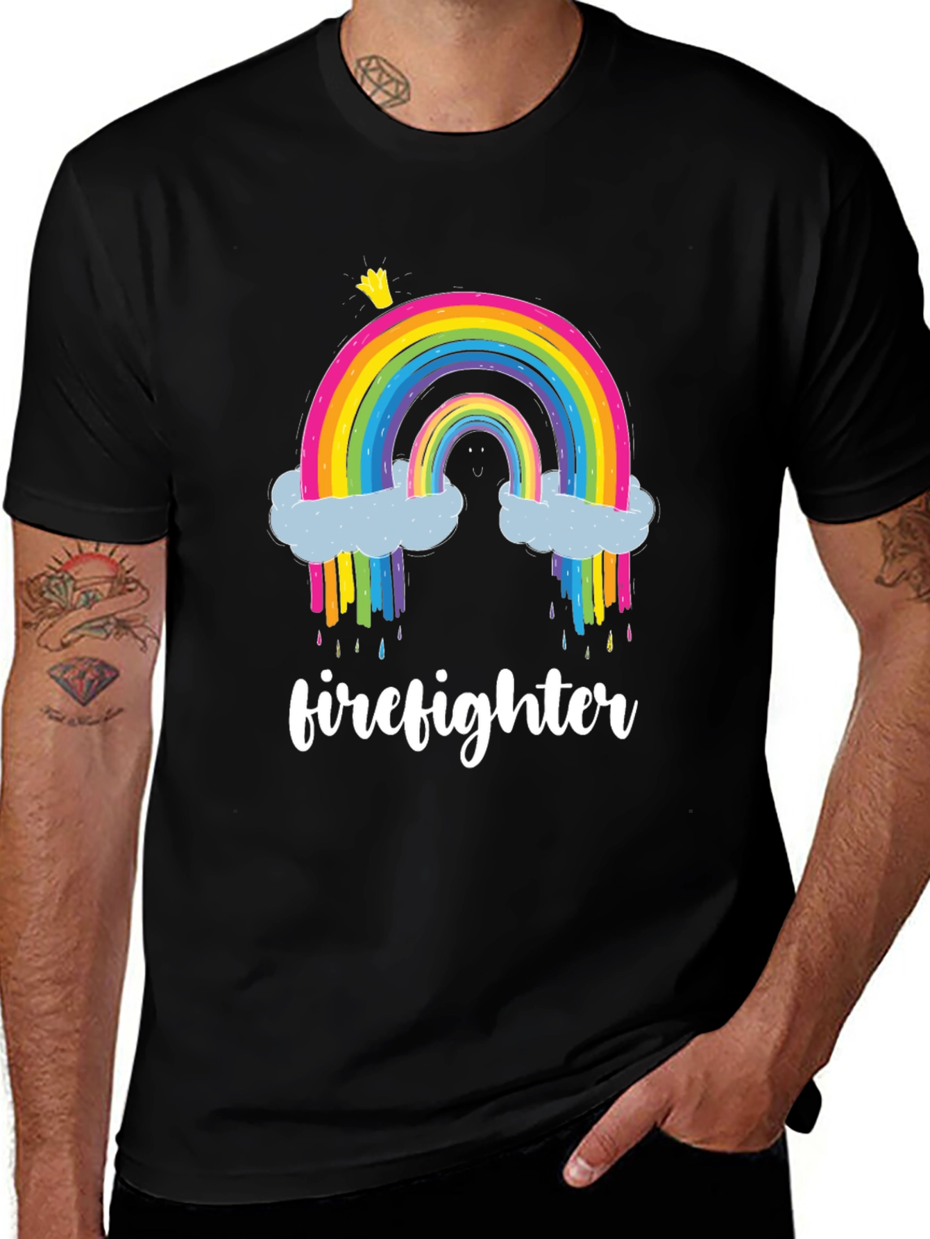 Variant 15 of Rainbow Firefighter T-Shirt