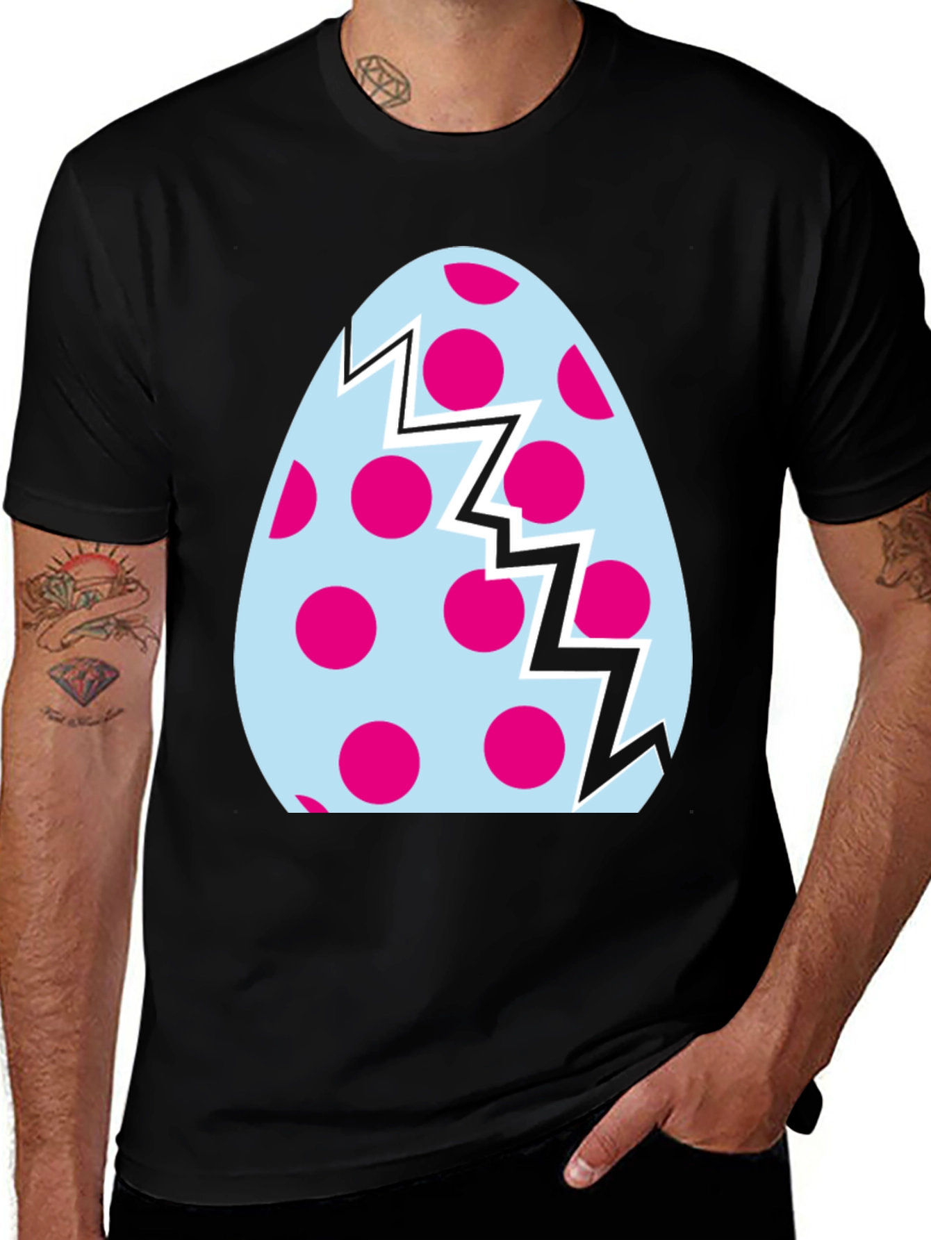 Variant 24 of Cracked Easter Egg Graphic Tee