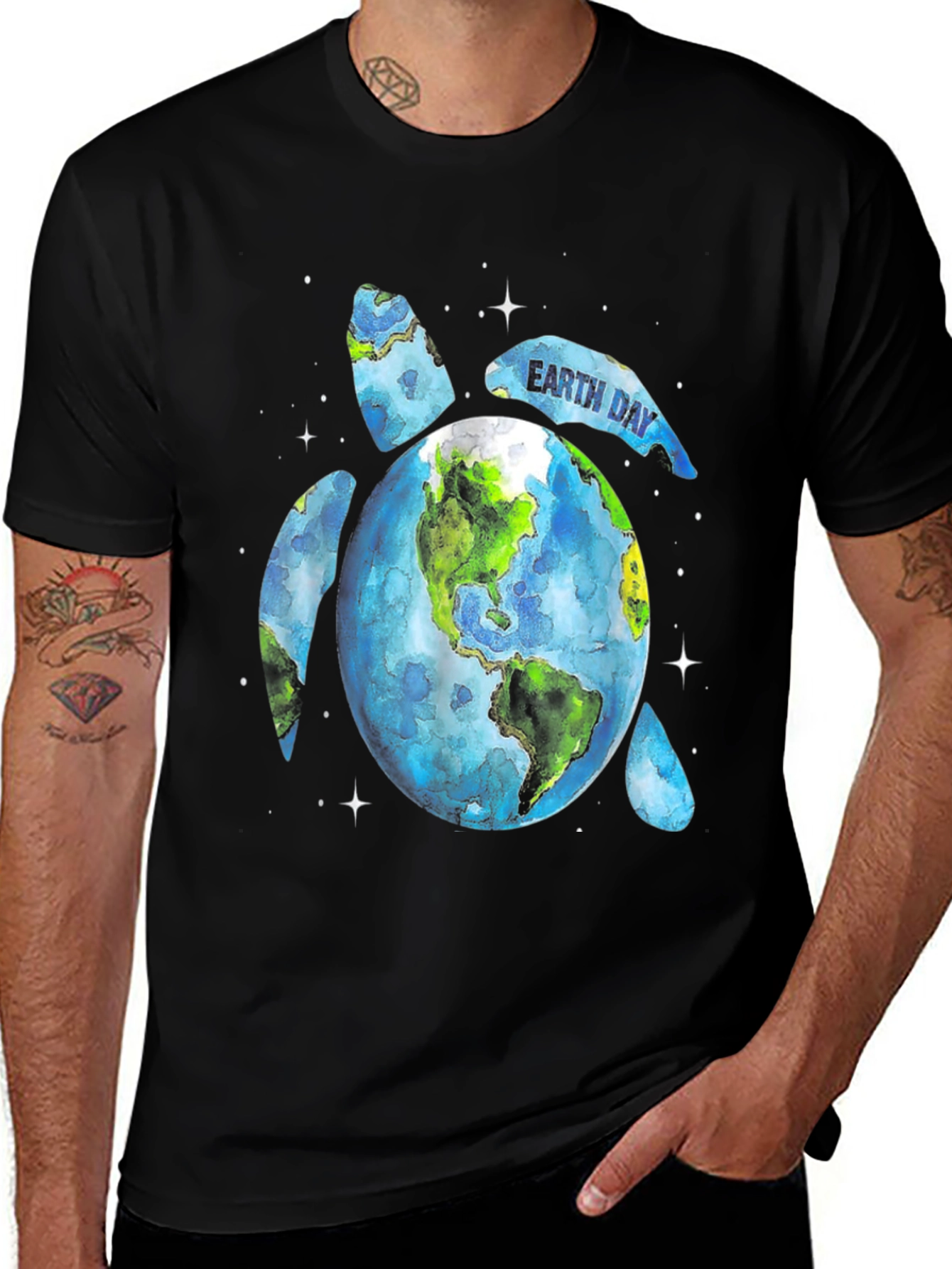 Earth Day Turtle Graphic Tee