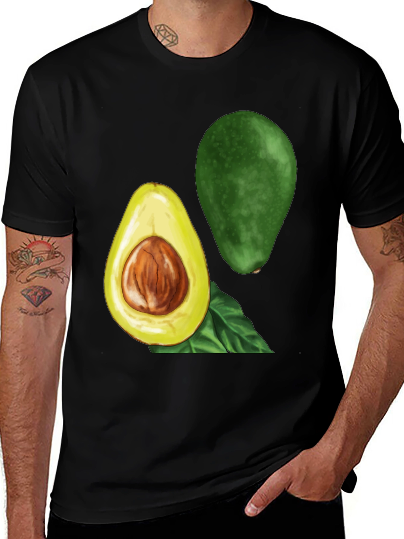 Variant 18 of Avocado T-Shirt - Foodie Tee