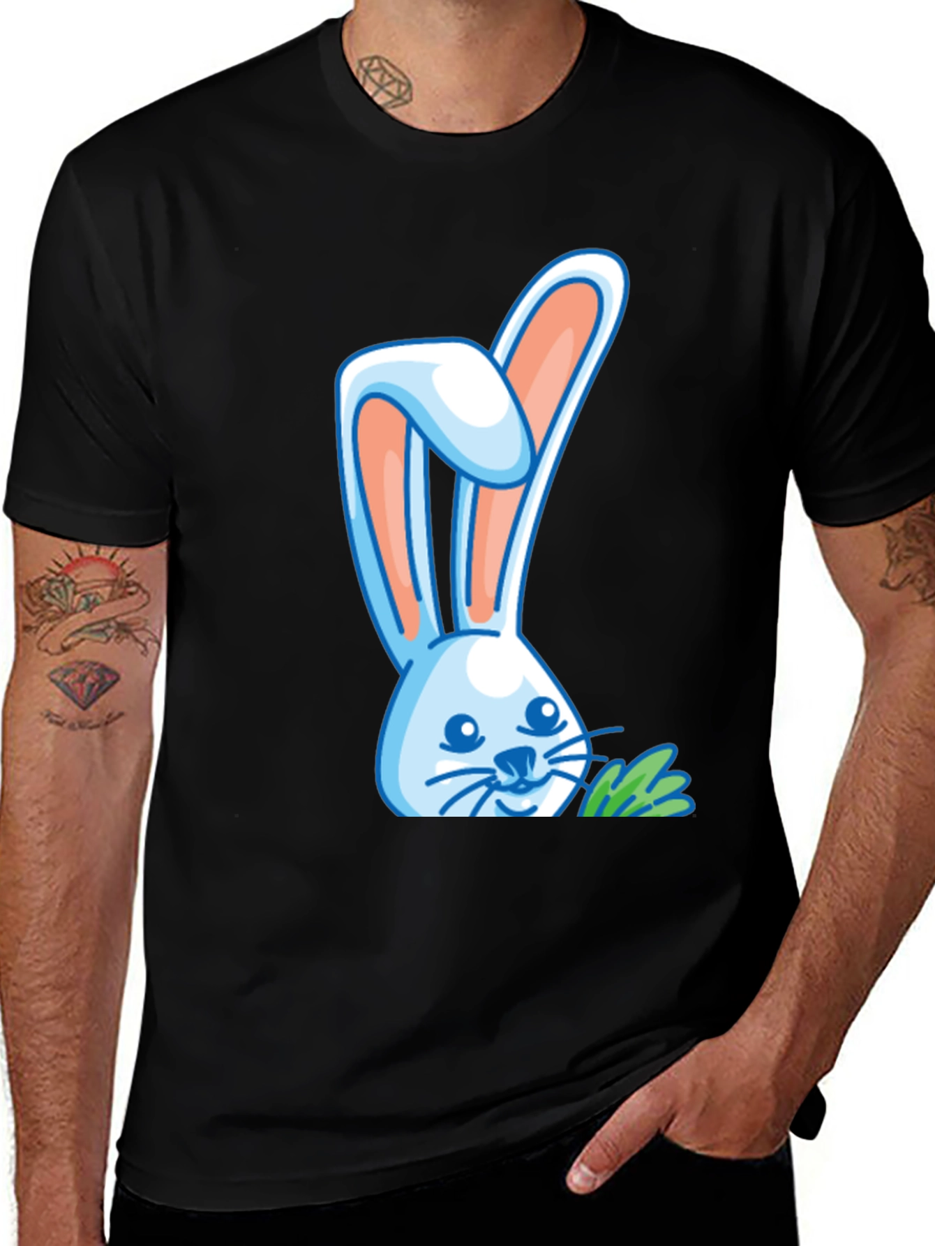 Variant 7 of Bunny Graphic Tee - Cute Easter Rabbit T-Shirt