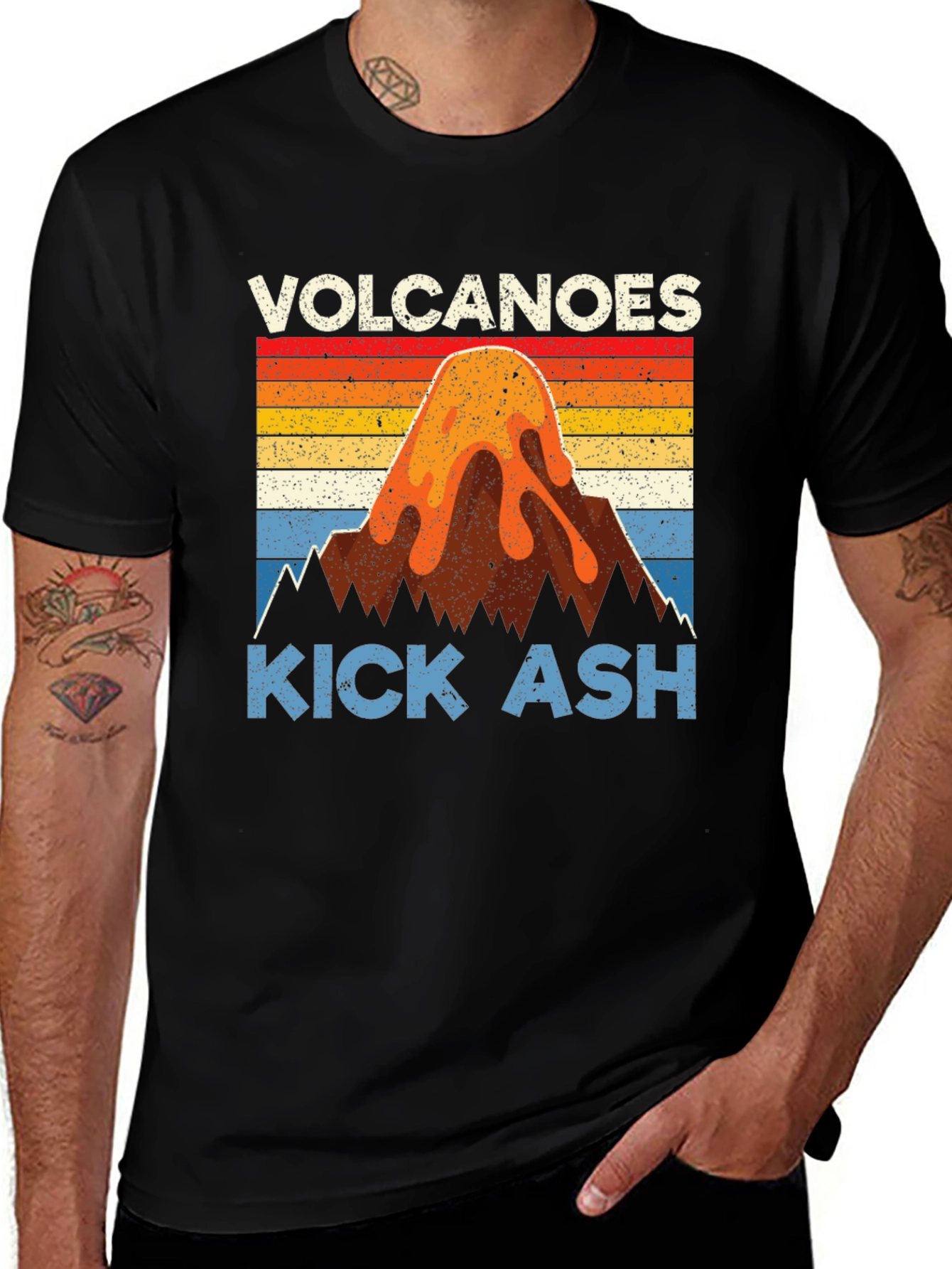 Variant 9 of Volcanoes Kick Ash Graphic T-Shirt