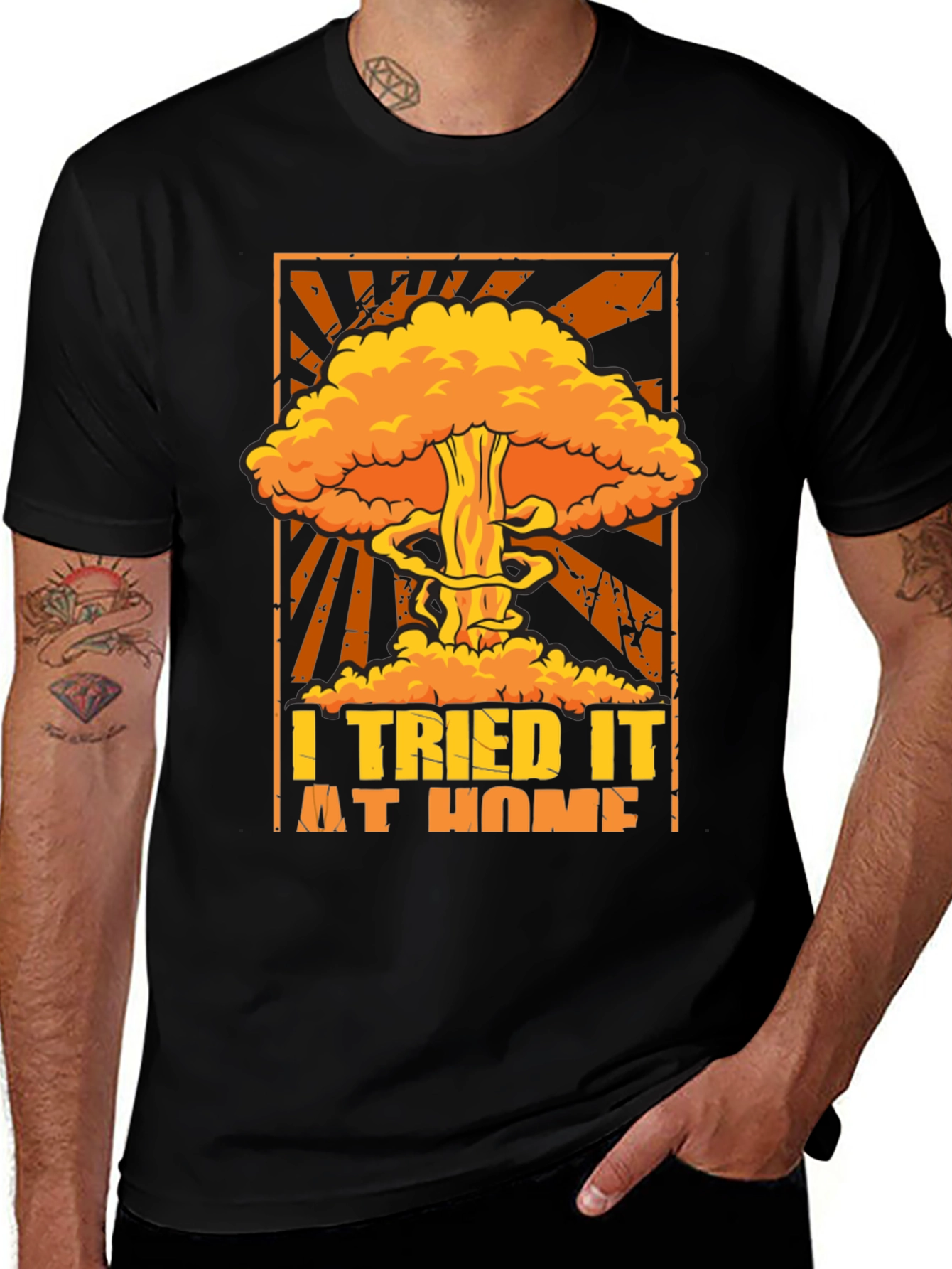 Variant 9 of I Tried It At Home Graphic T-Shirt