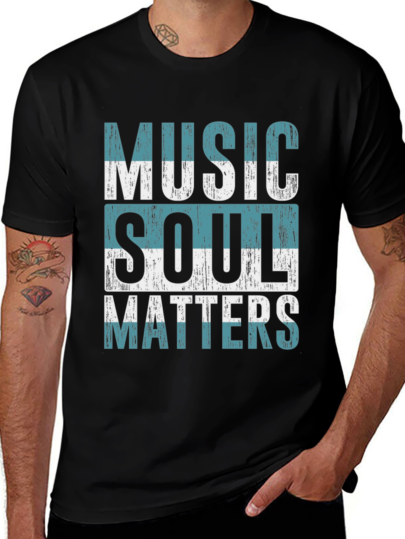 Variant 3 of Music Soul Matters Graphic Tee - Stylish Comfort
