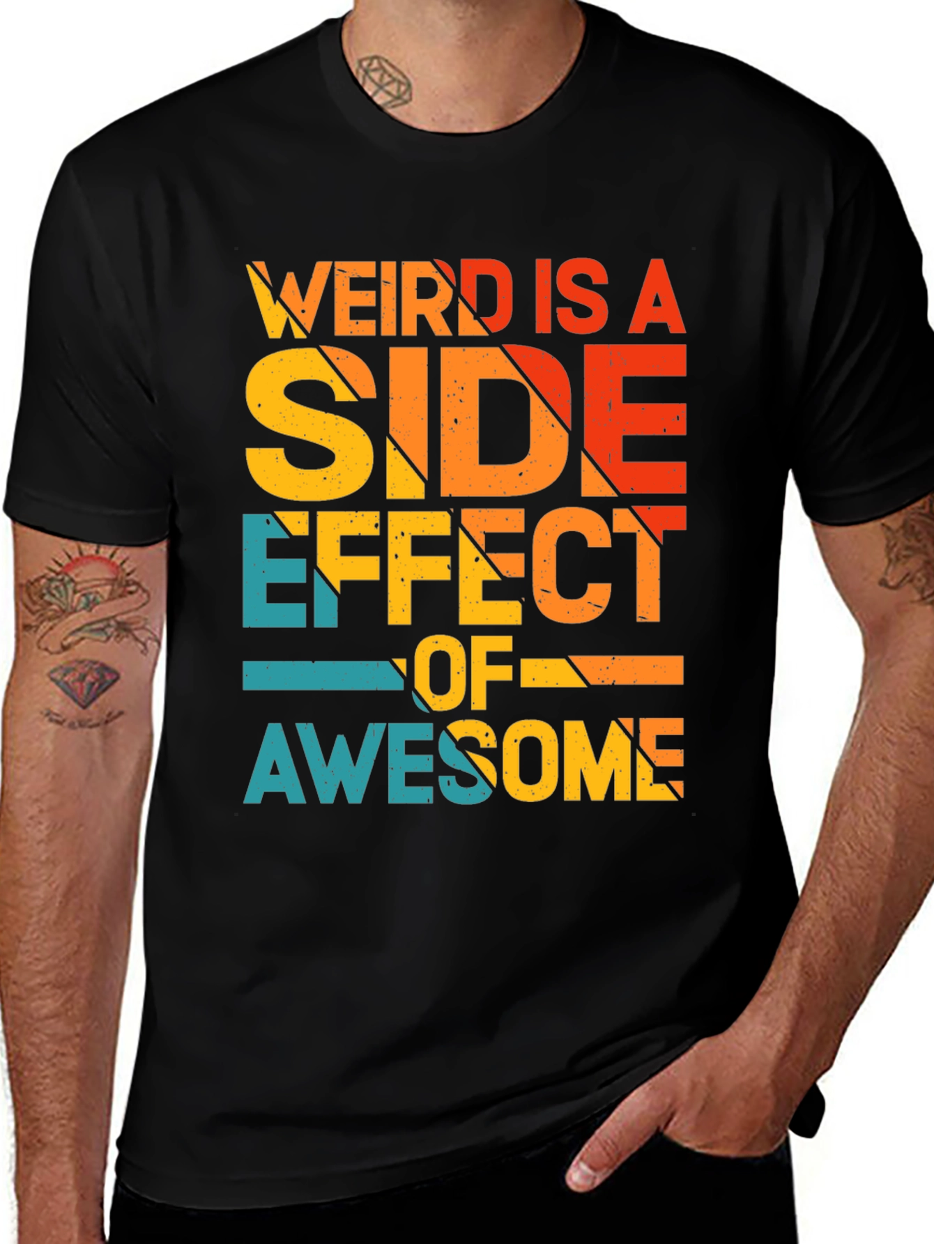 Variant 7 of Weird is a Side Effect of Awesome Tee