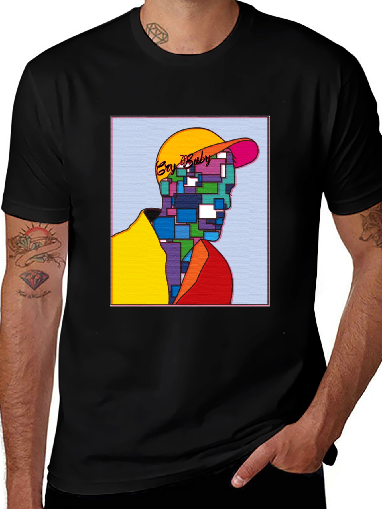 Variant 20 of Abstract Art Graphic Tee - Stylish Casual Wear