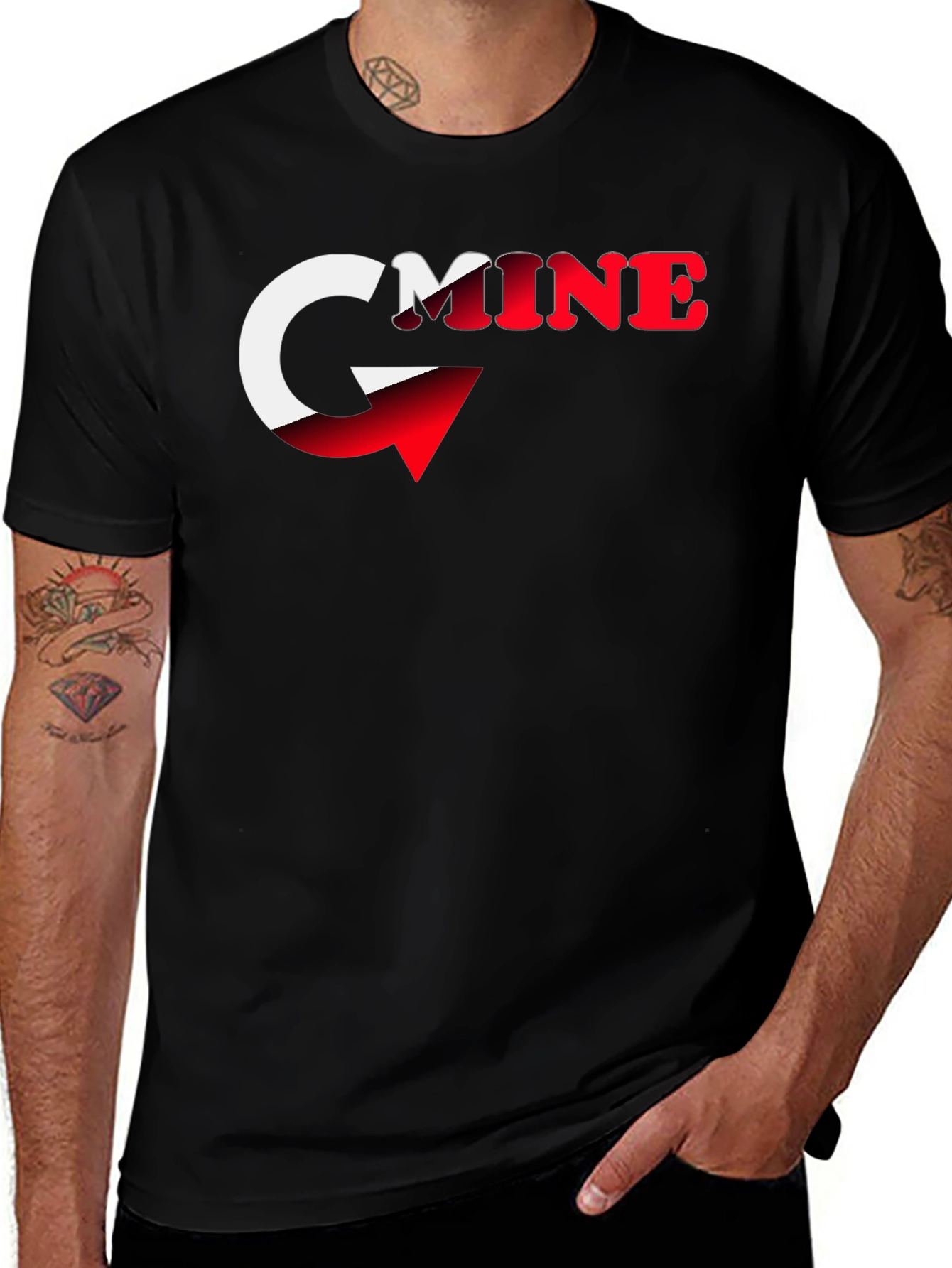 G-Mine Graphic Black T-Shirt