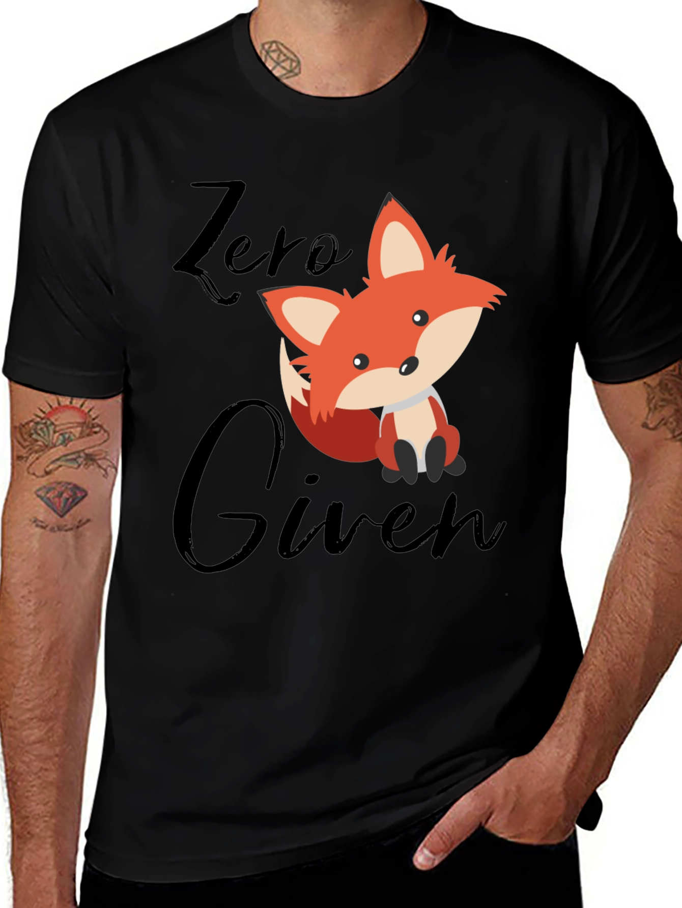 Variant 10 of Zero Fox Given T-Shirt - Funny Novelty Tee
