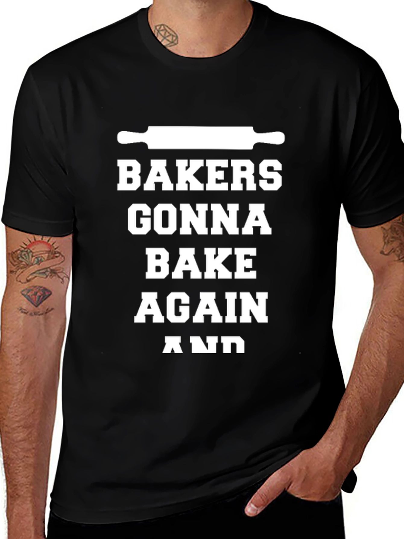 Variant 12 of Bakers Gonna Bake Again Funny Baking T-Shirt