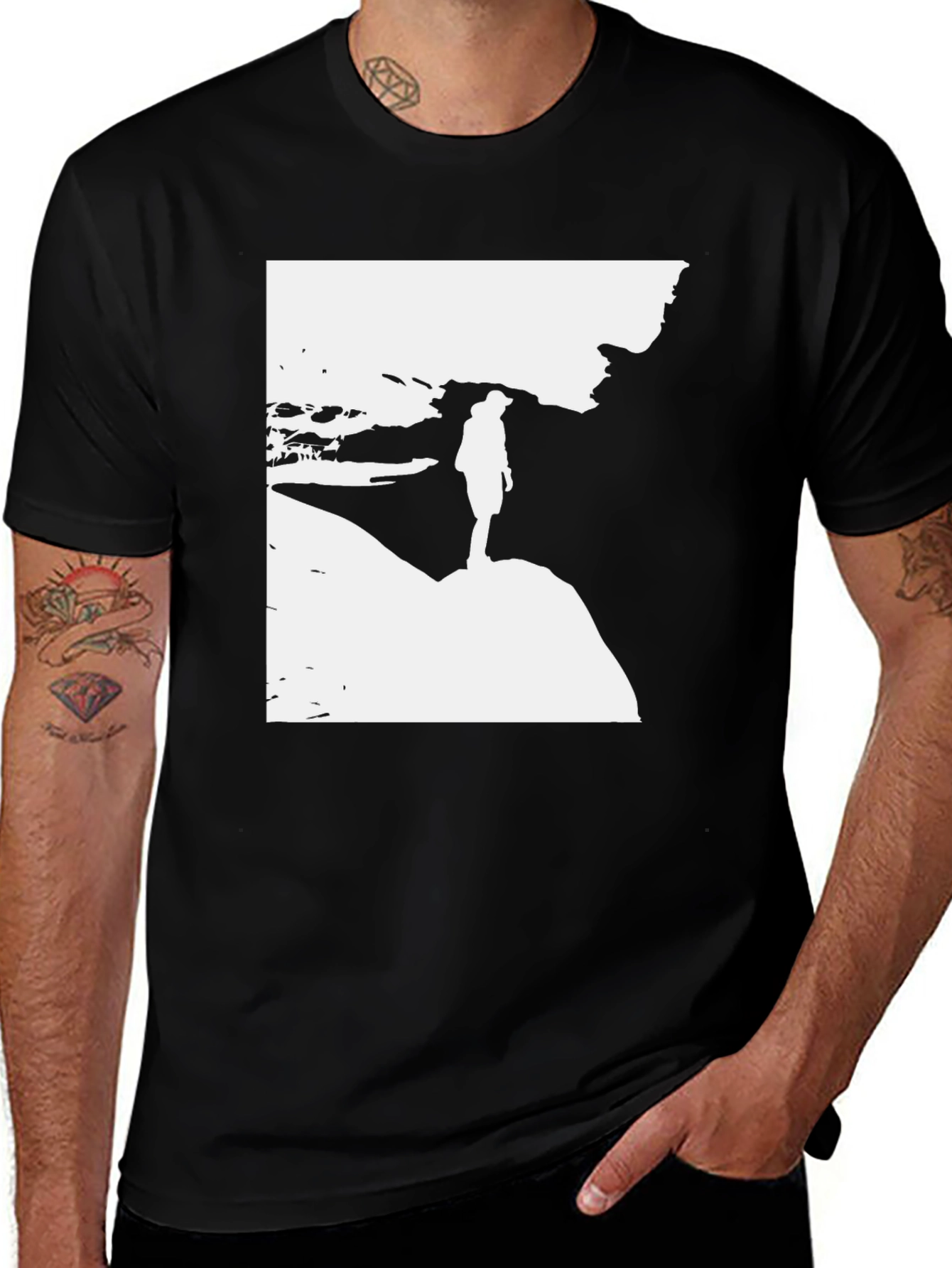 Variant 19 of Abstract Landscape Graphic Tee