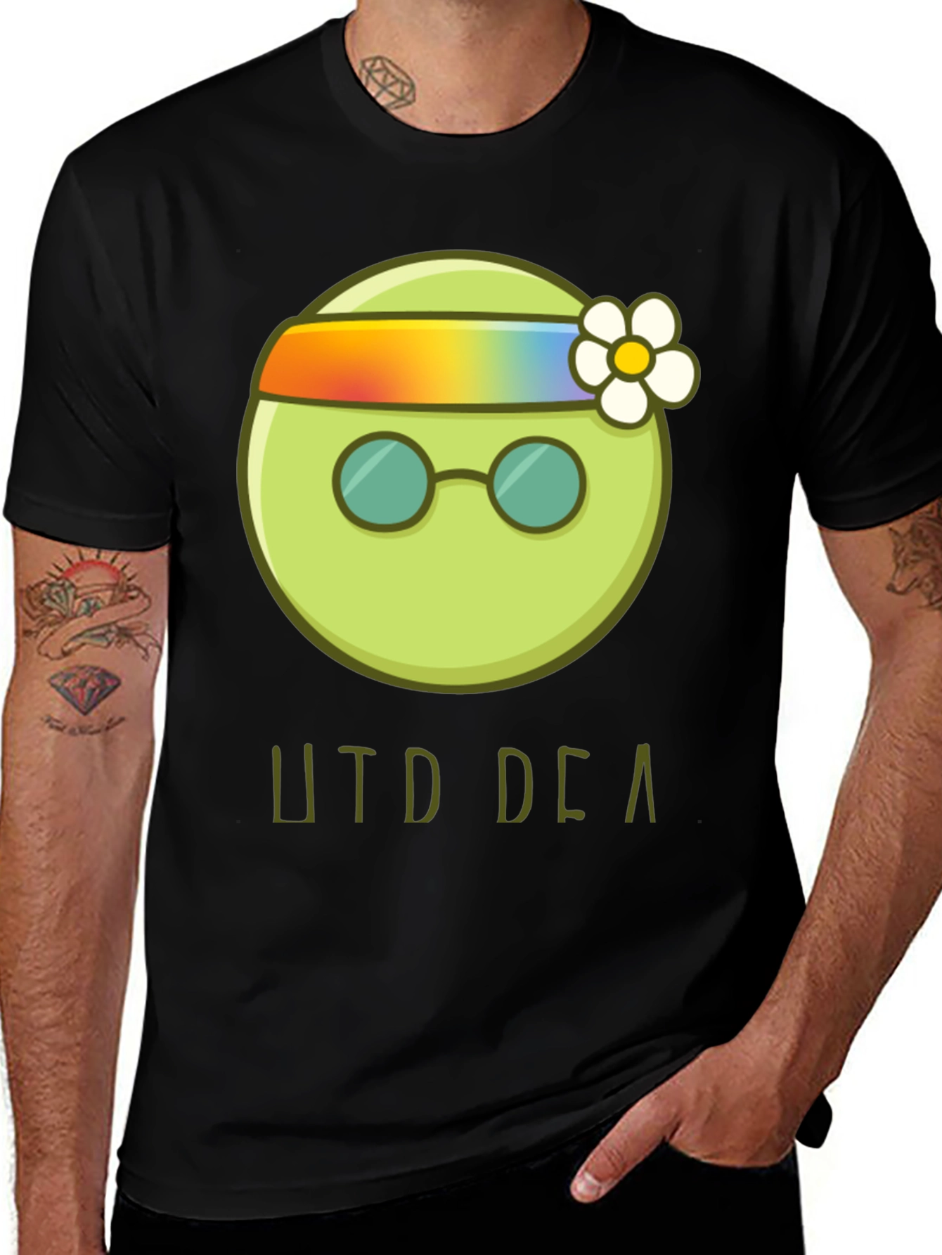 Variant 10 of Peace Out Groovy Emoji T-Shirt