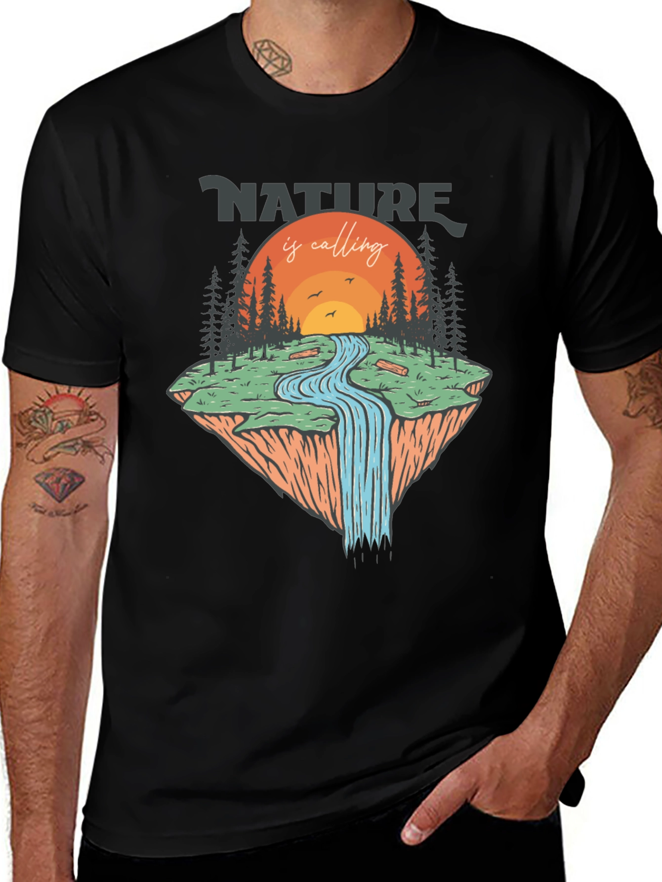 Nature Is Calling Graphic Tee