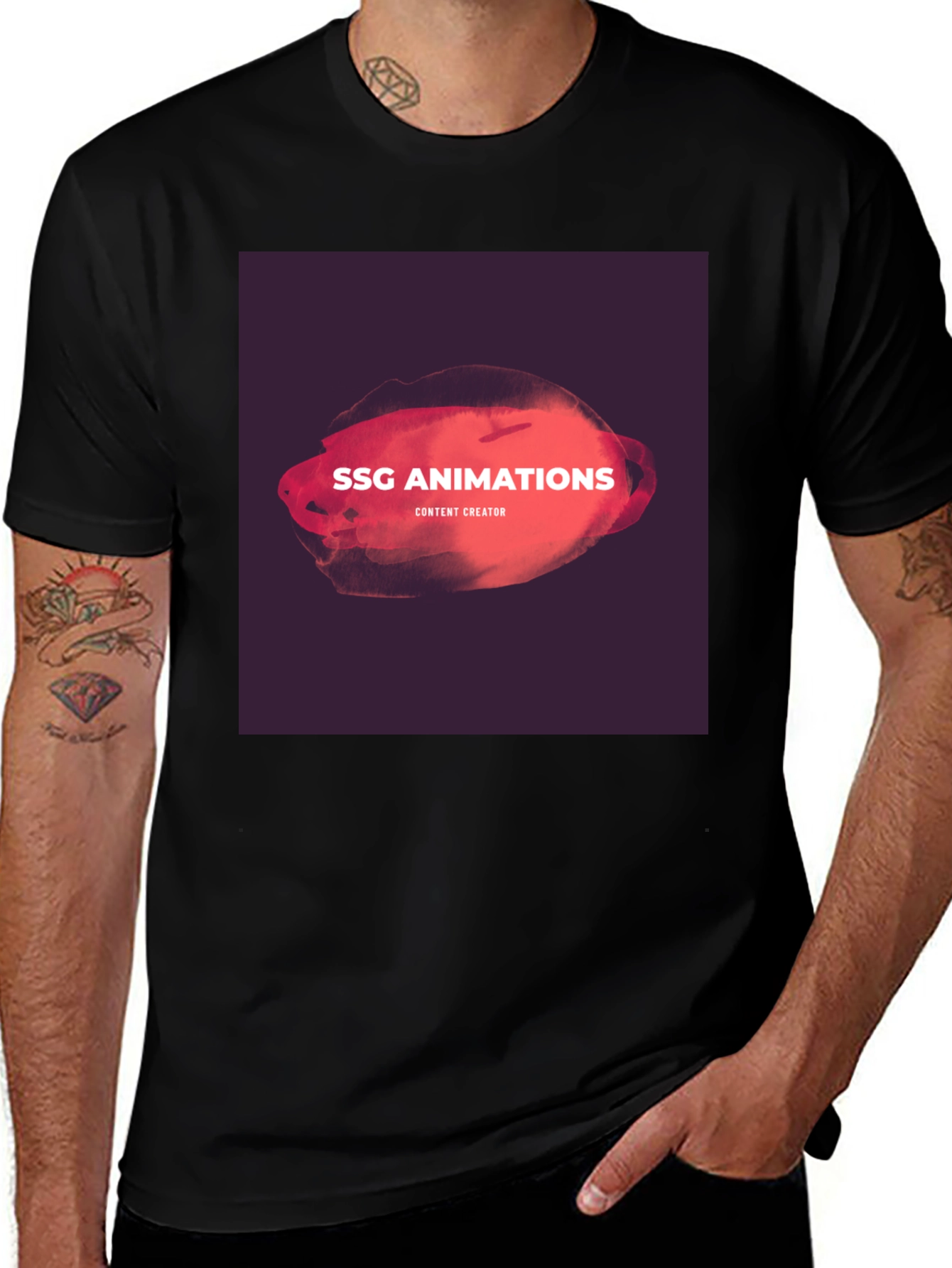 SSG Animations Graphic T-Shirt - Content Creator Tee