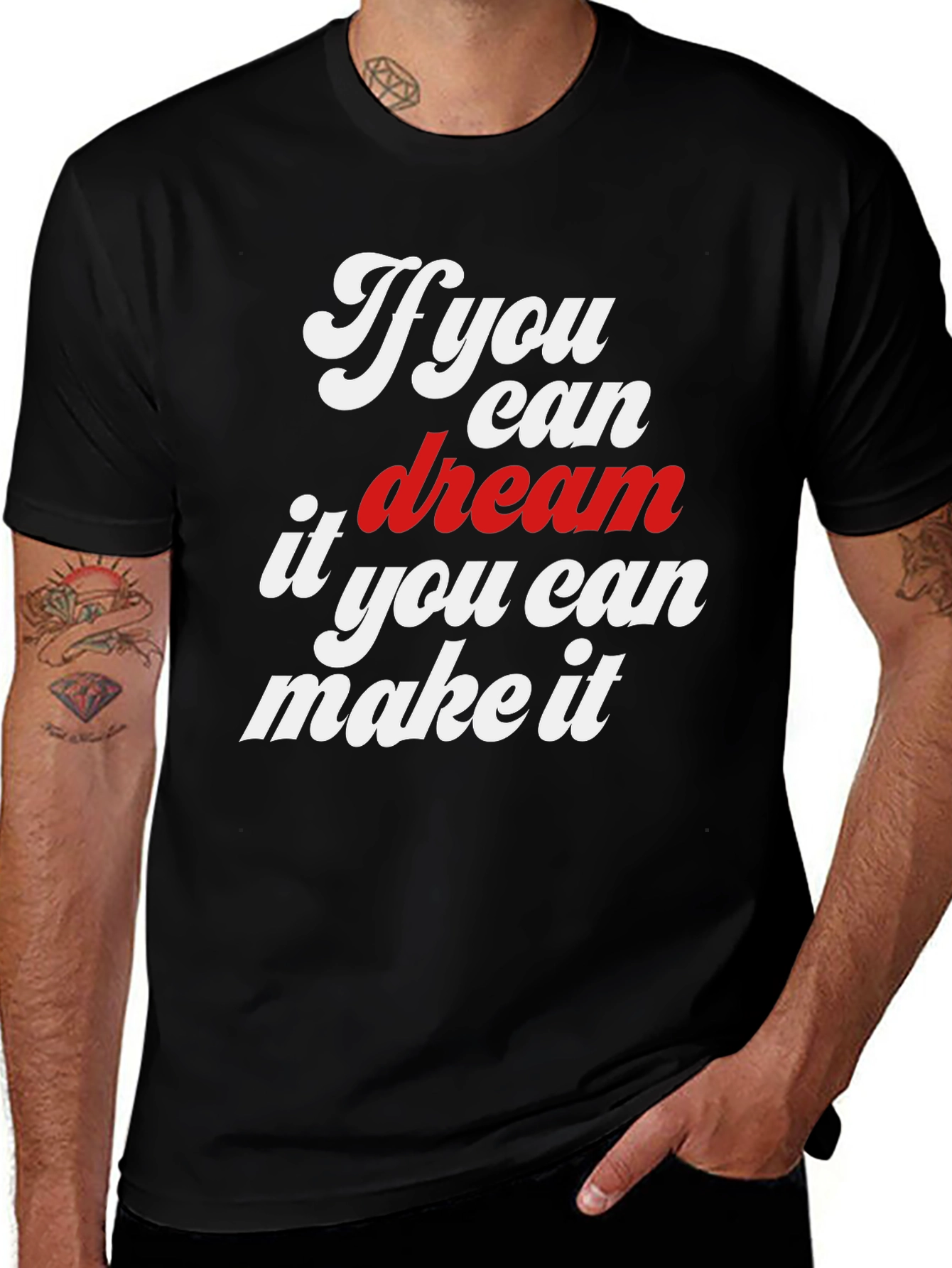 Variant 20 of Dream It Make It Graphic T-Shirt
